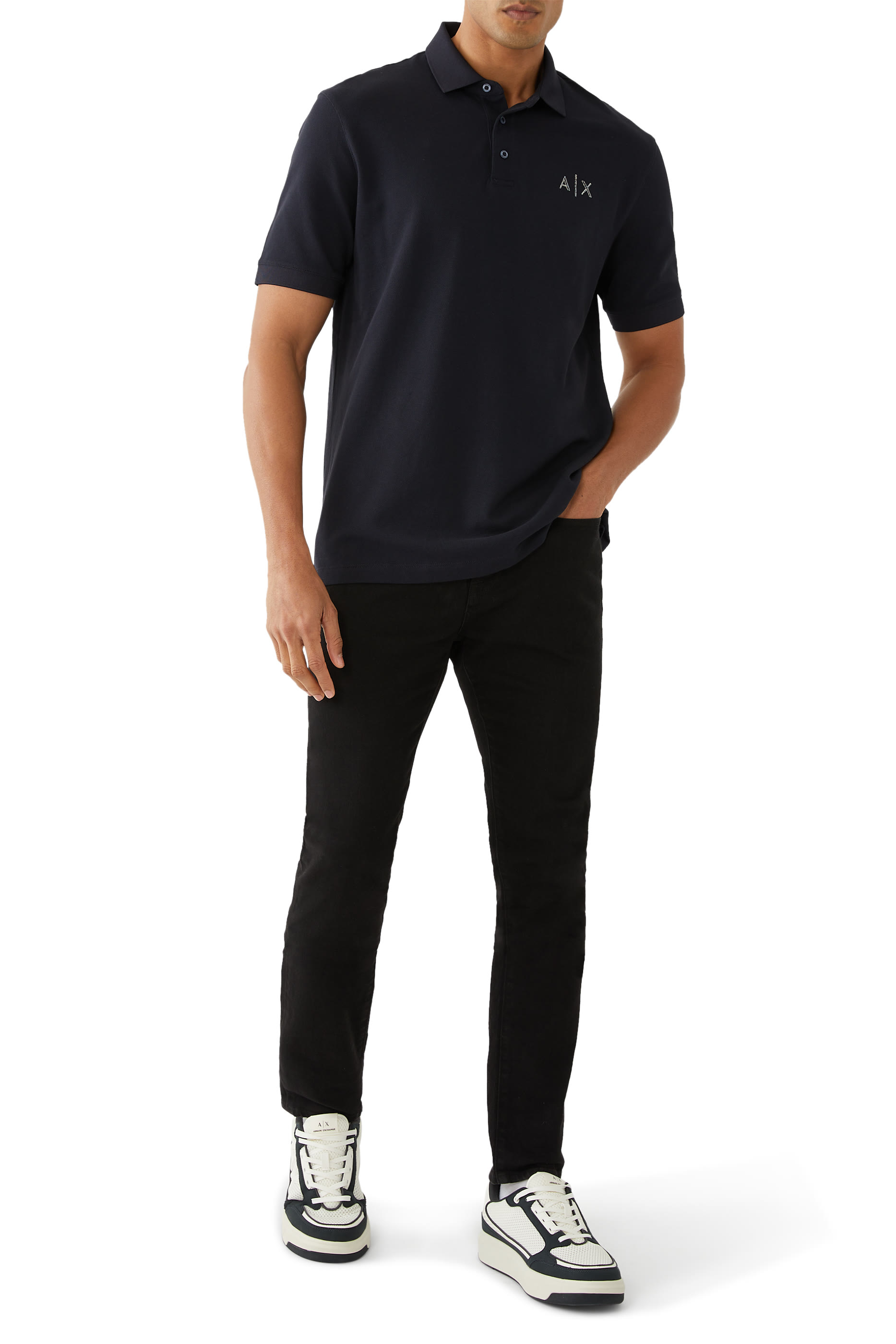 قميص بولو  بشعار الماركة