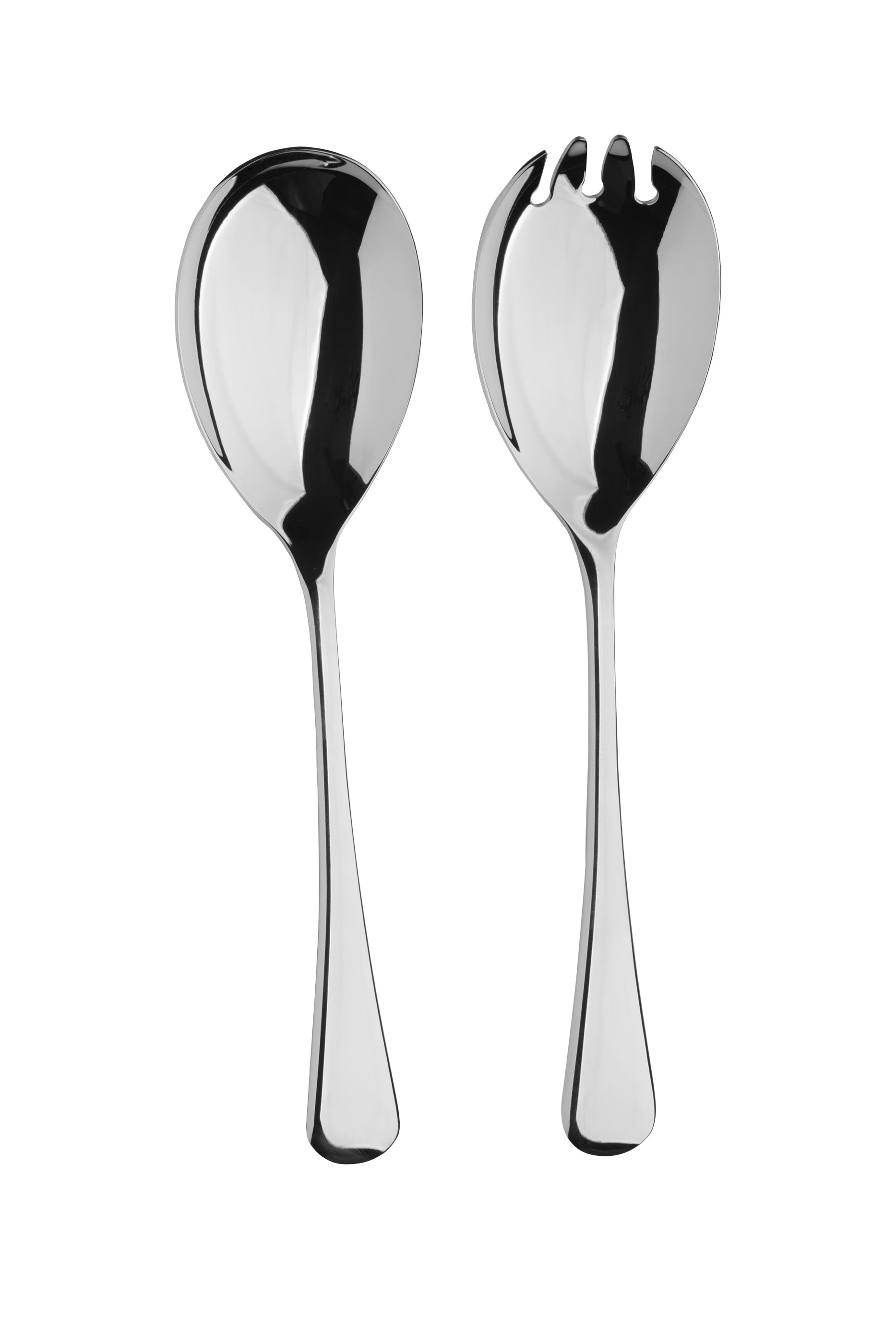 طقم ملعقة وشوكة تقديم فينتج، قطعتين