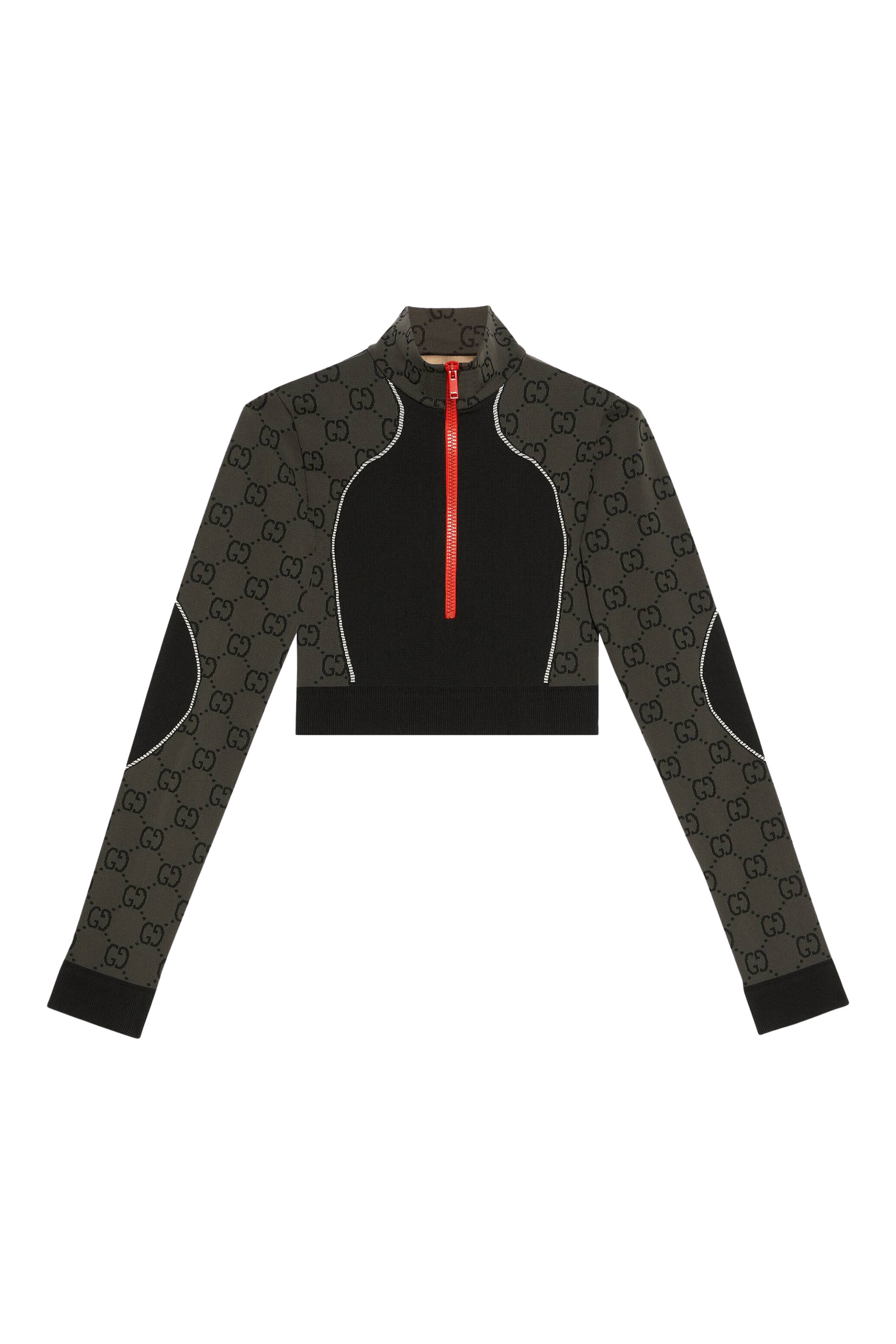 GG Jersey Jacquard Top