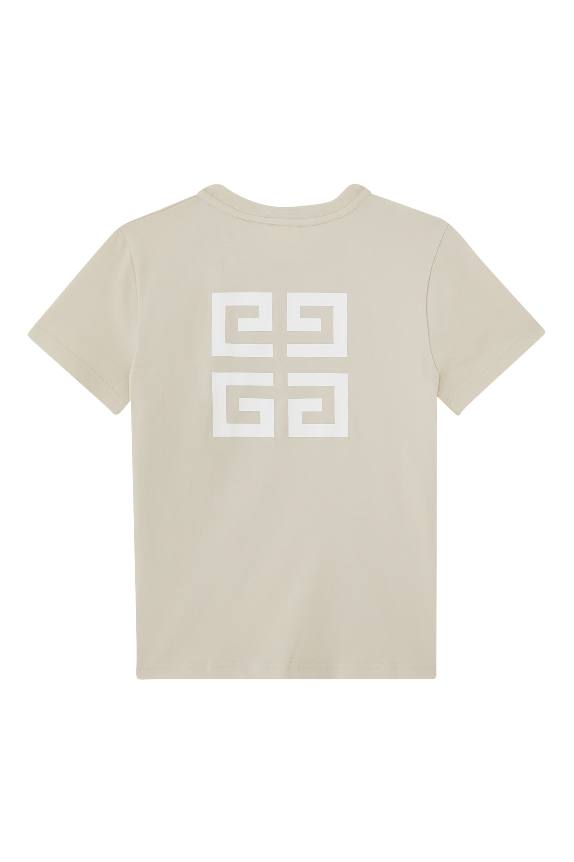 تيشيرت بأكمام قصيرة بشعار الماركة للأطفال