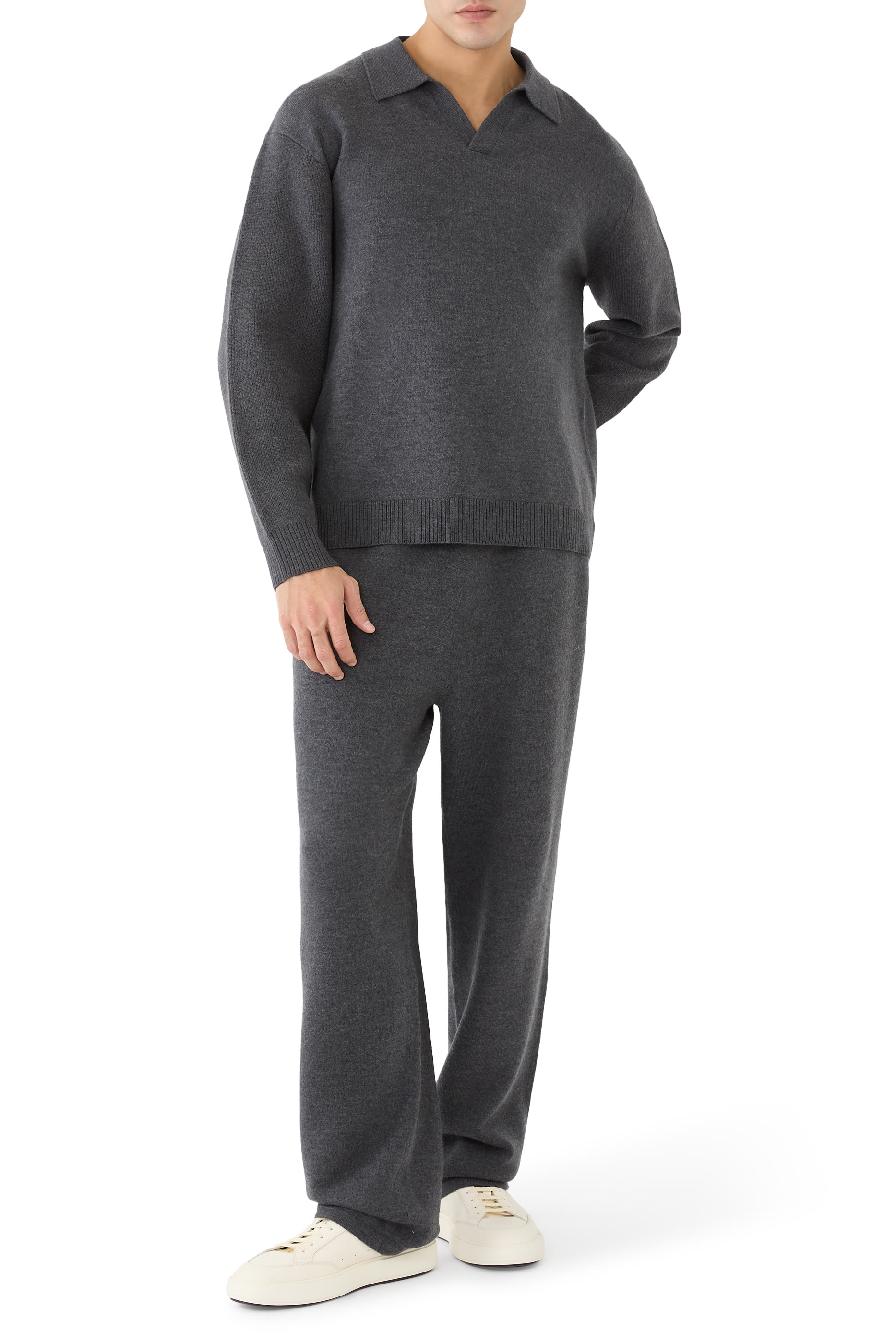 بنطال رياضي صوف معالج بالغليان