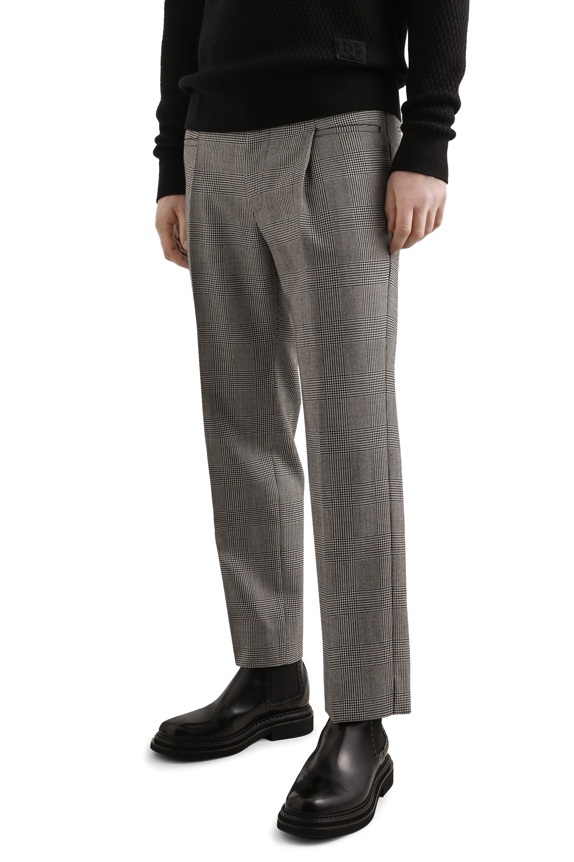 بنطال غلين بنقشة مربعات