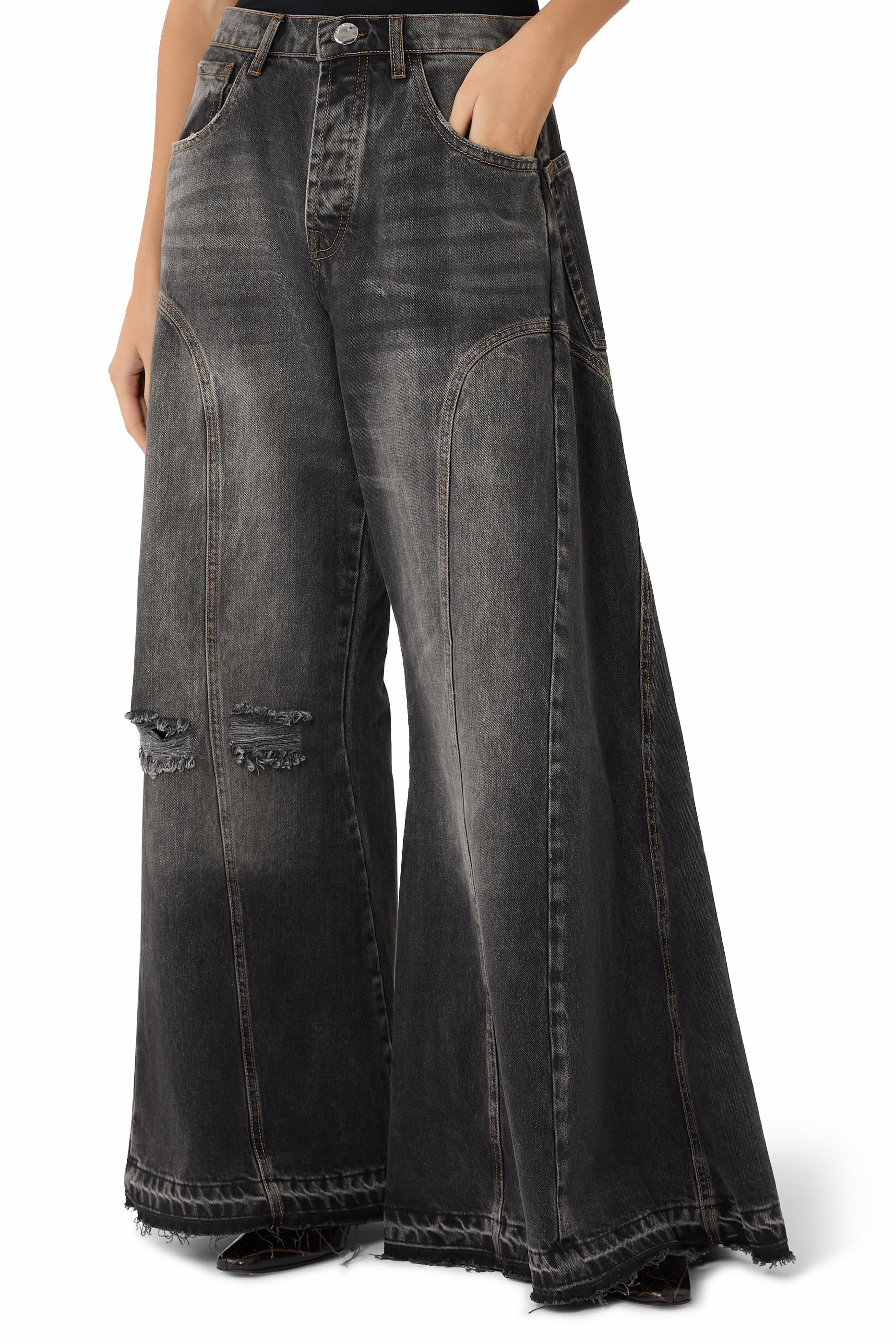 MK Signature Denim Pants