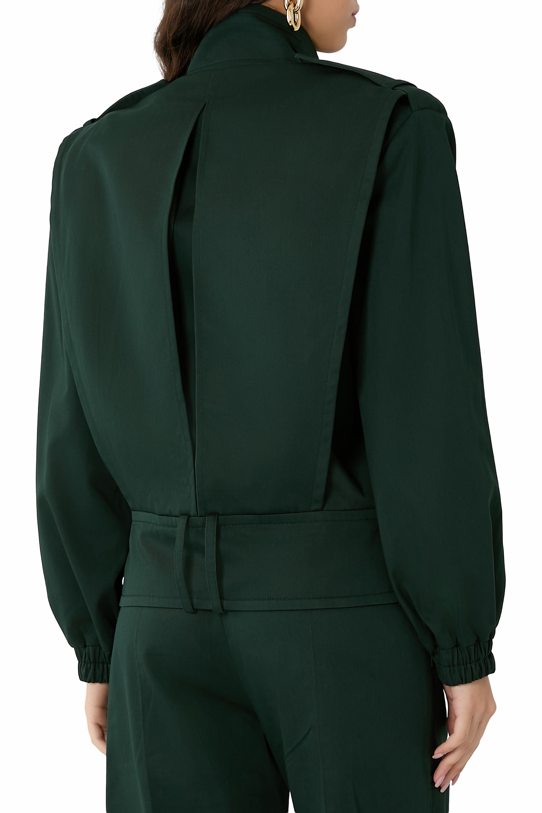 Volume Belted Blouson