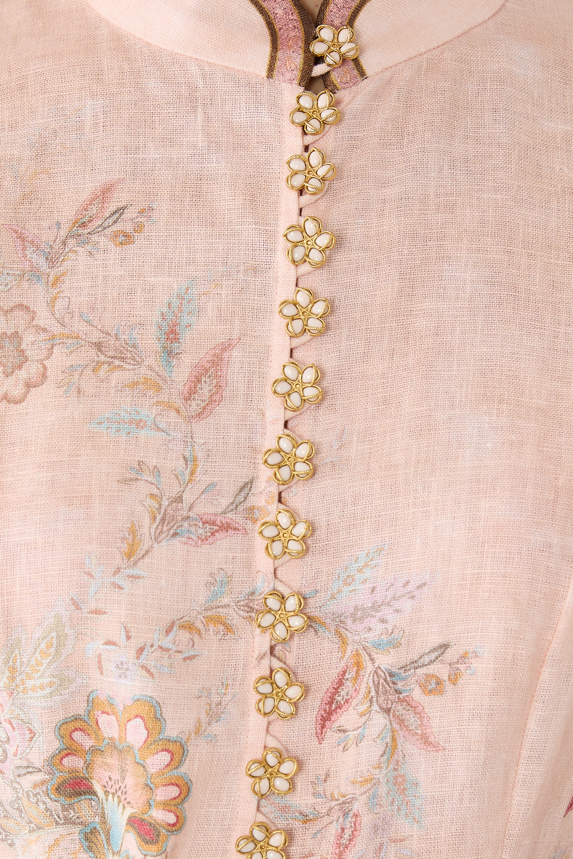 فستان ألكيمي قصير بأزرار