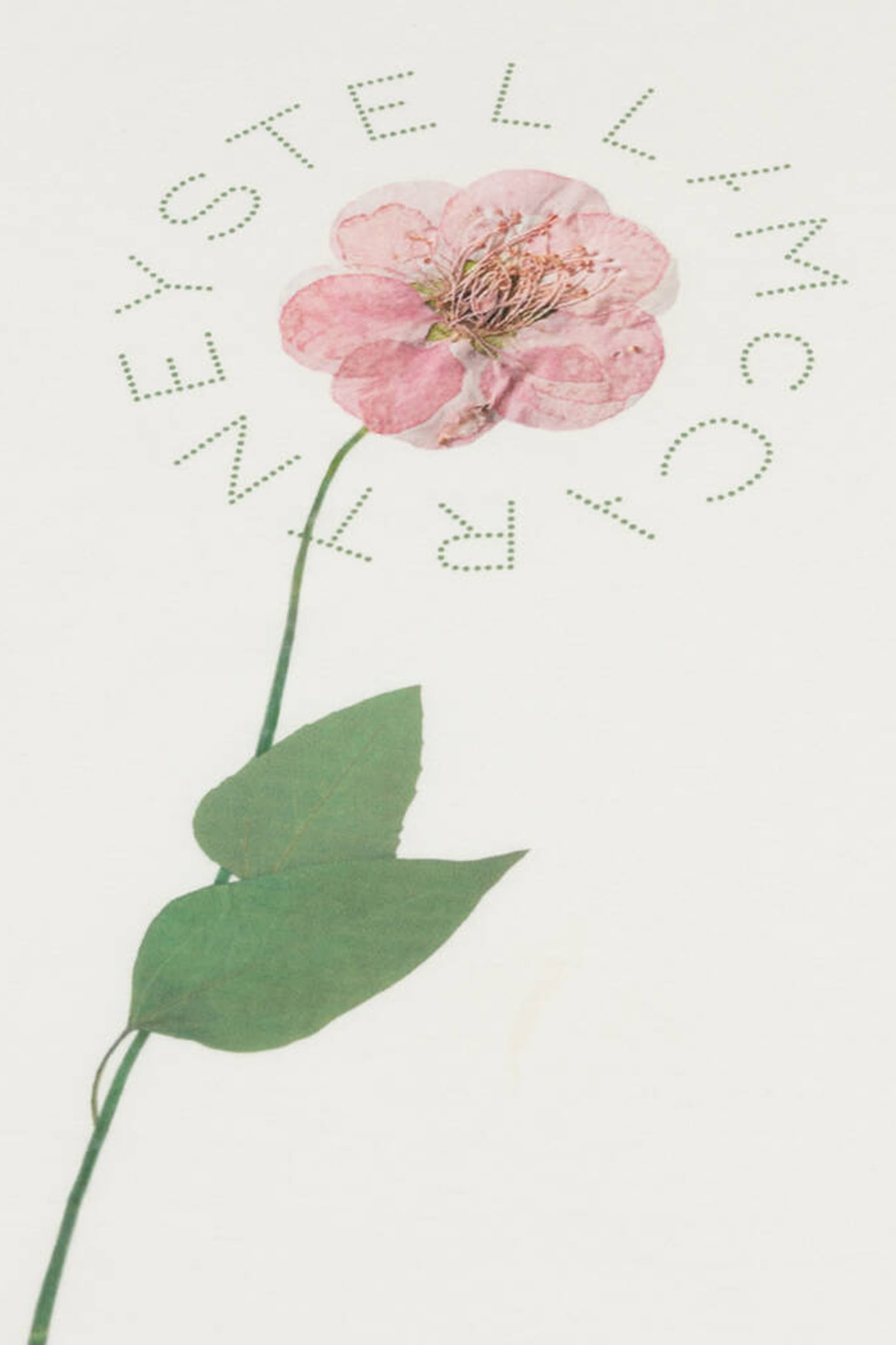 تيشيرت بنقشة زهرة غرافيكية للأطفال