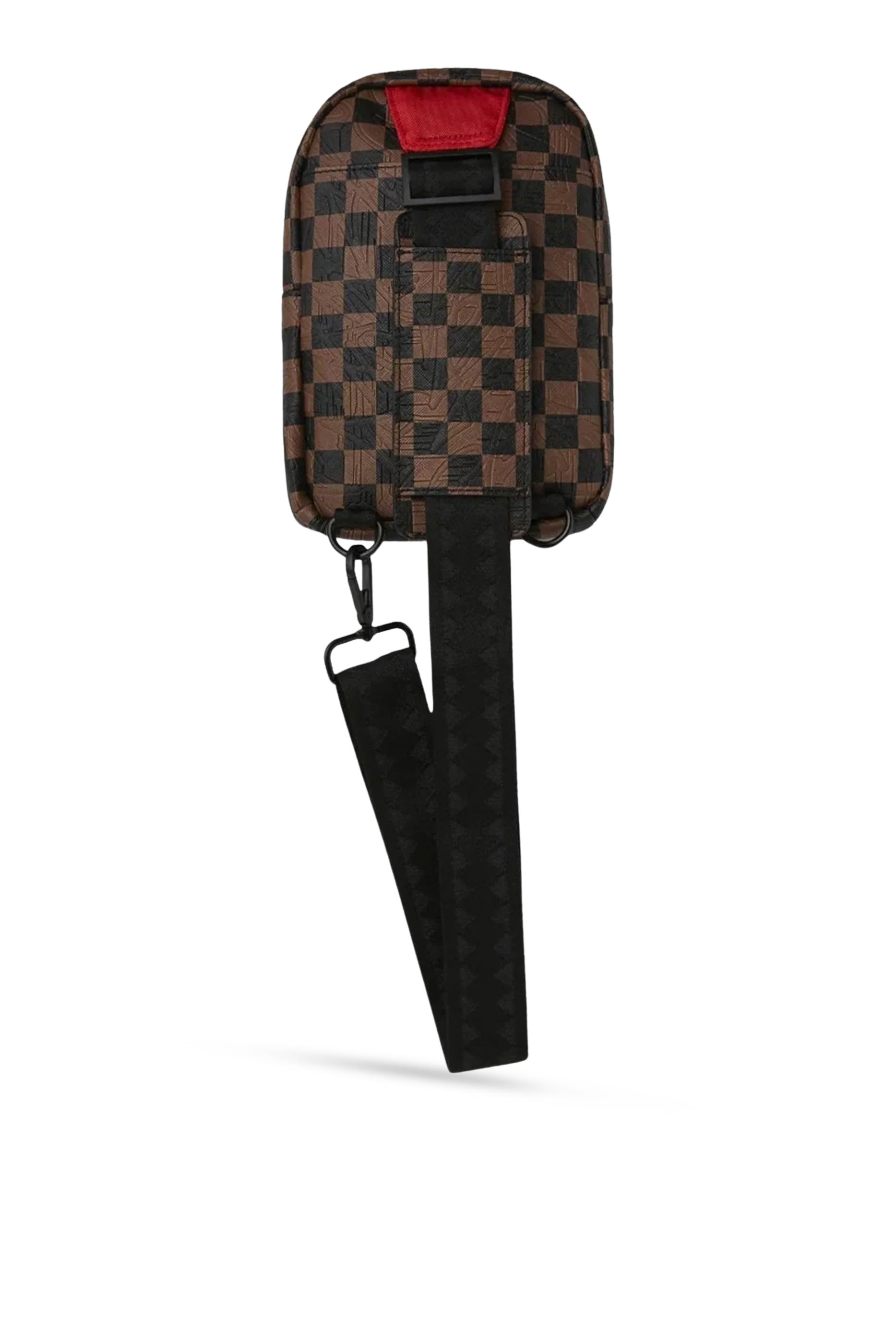 حقيبة ظهر بحمالة ونقشة مربعات للأطفال