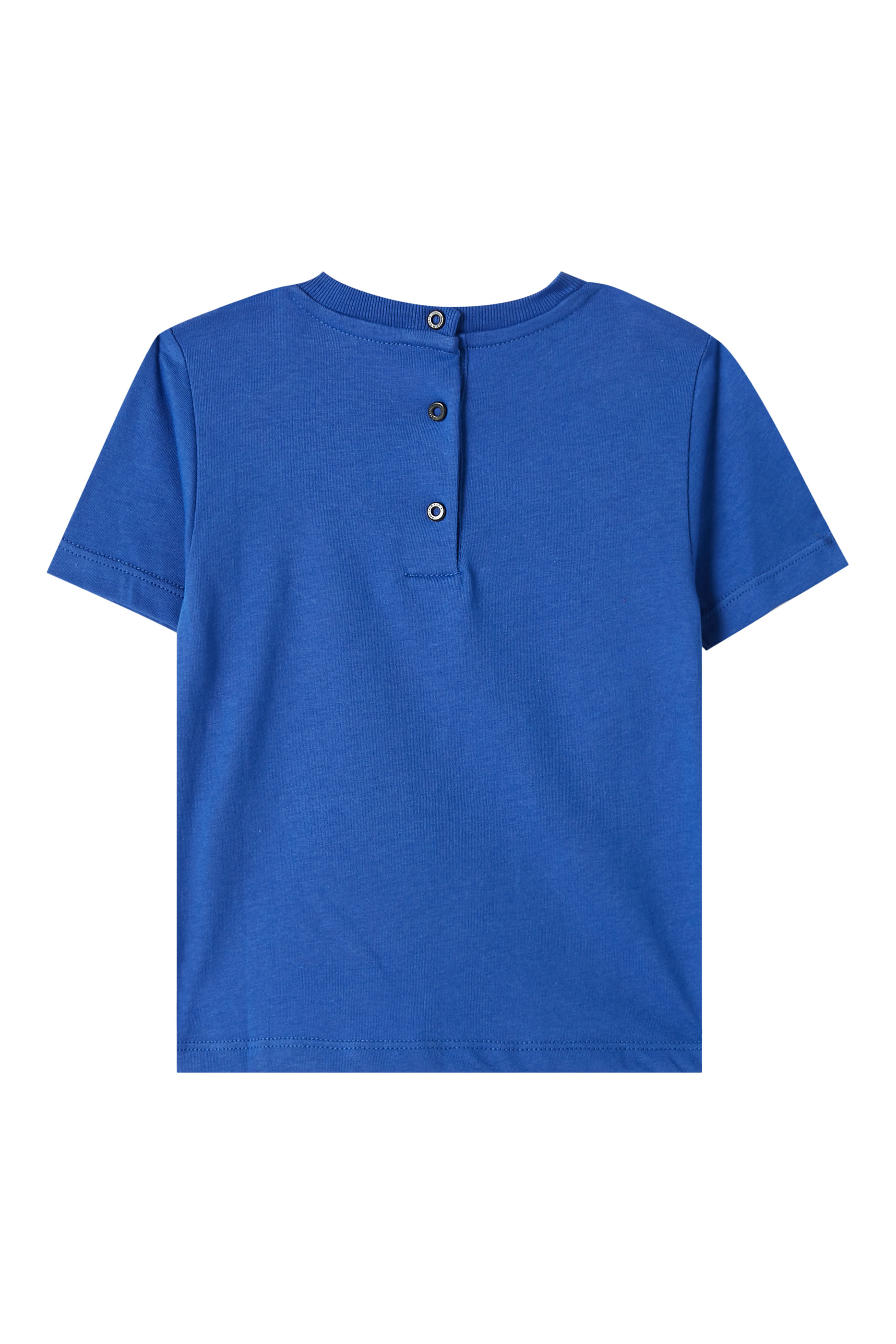 تيشيرت بطبعة شعار الماركة قطن للأطفال