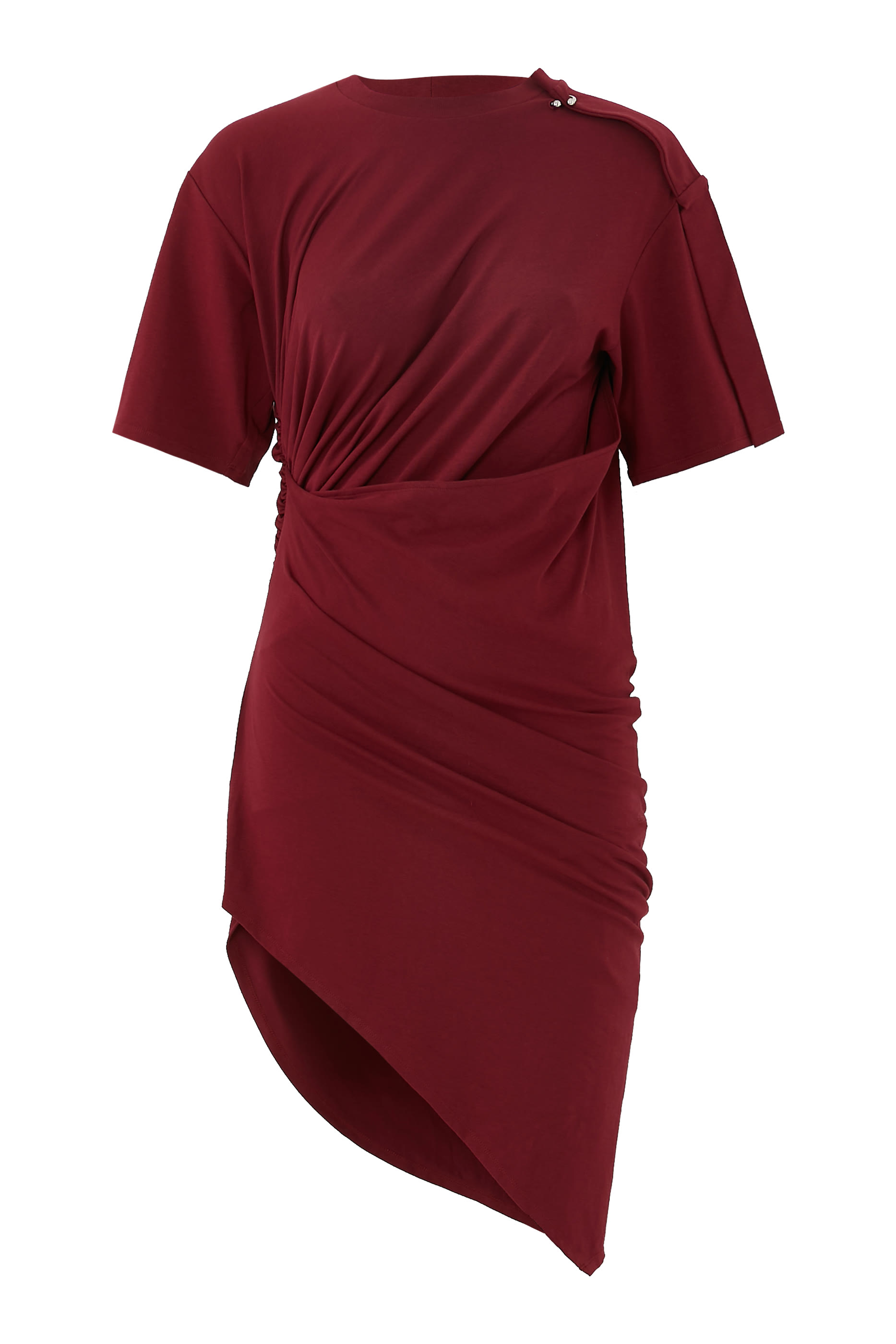 فستان بأكمام قصيرة