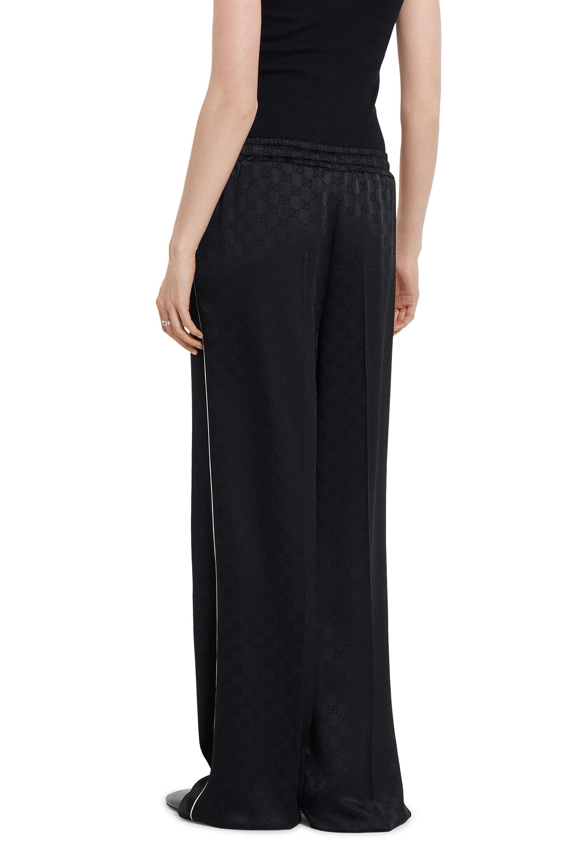 بنطال بنقشة حرفي شعار الماركة جاكار