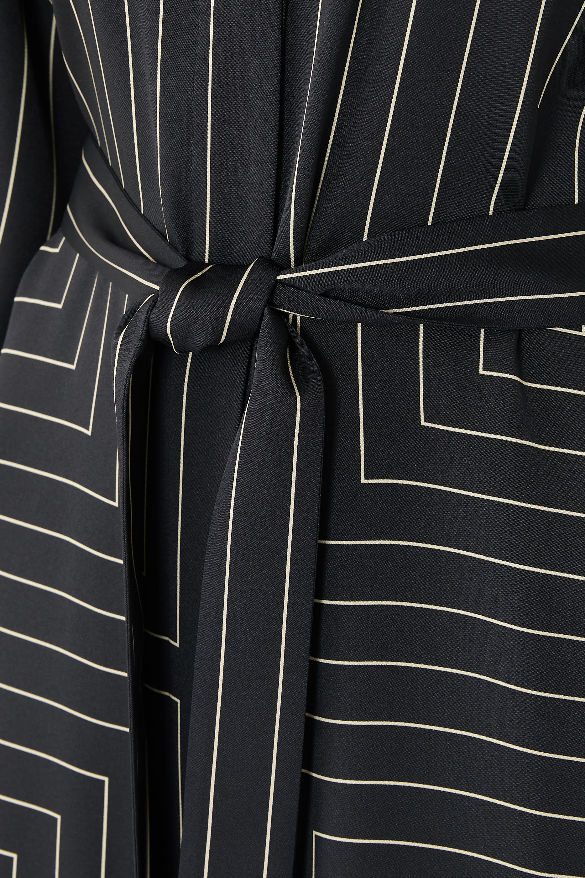 Orlana Geometric Print Silk Dress