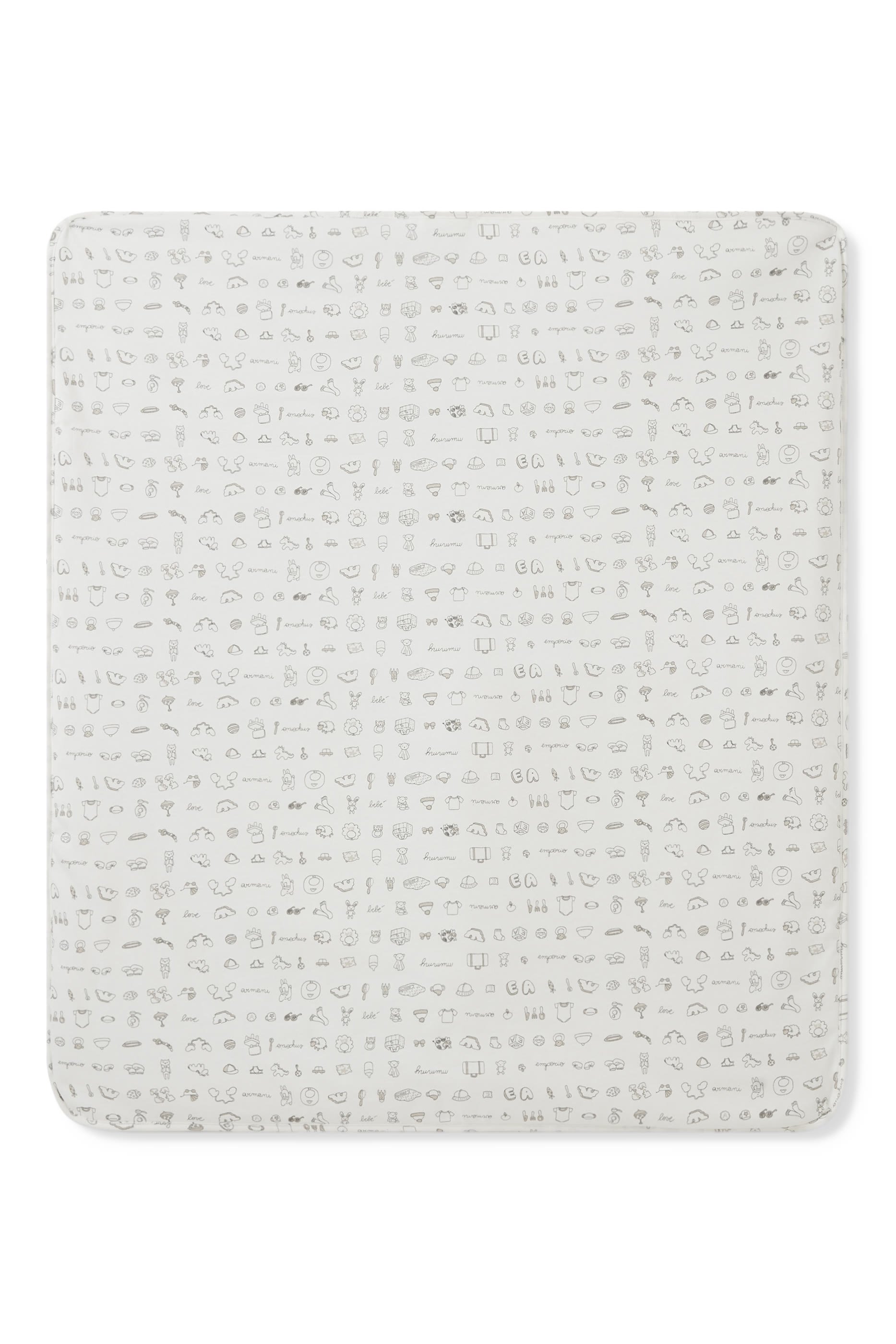 بطانية قطن مبطنة بطبعات للأطفال