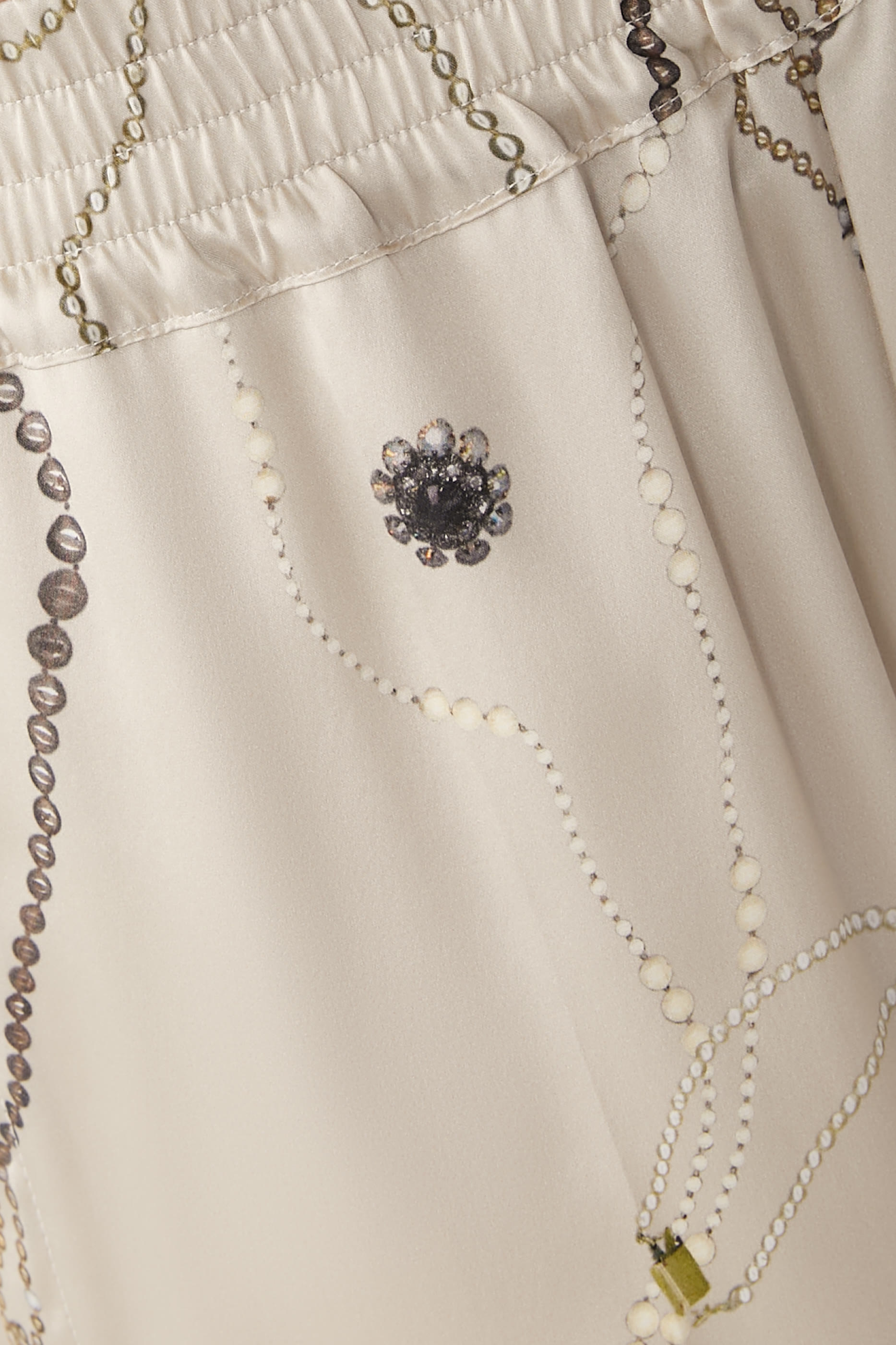 بنطال بيجامة بوميس بطبعة مجوهرات