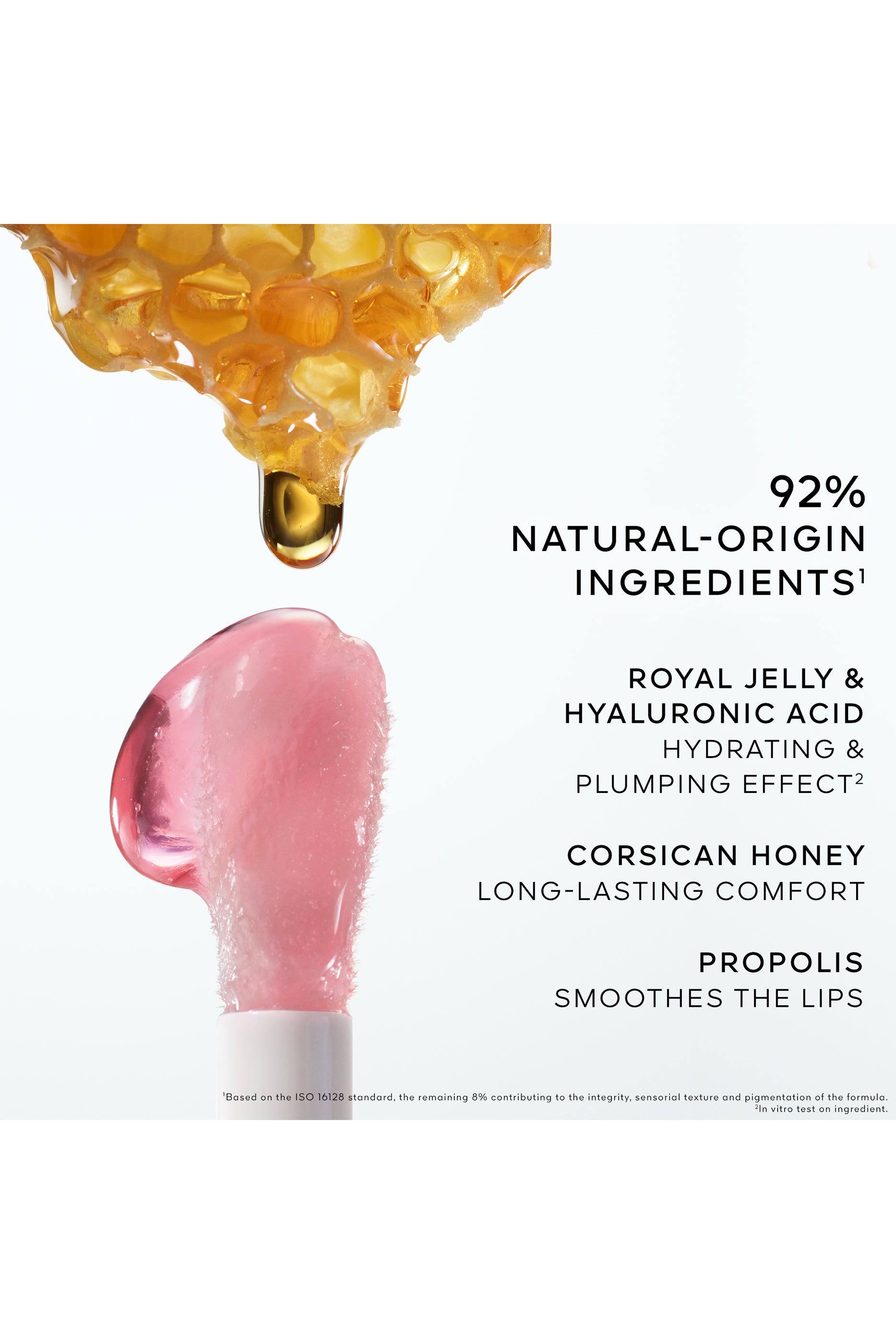 زيت شفاه كيس كيس بي غلو ملون بالعسل، 92% مكونات من أصل طبيعي