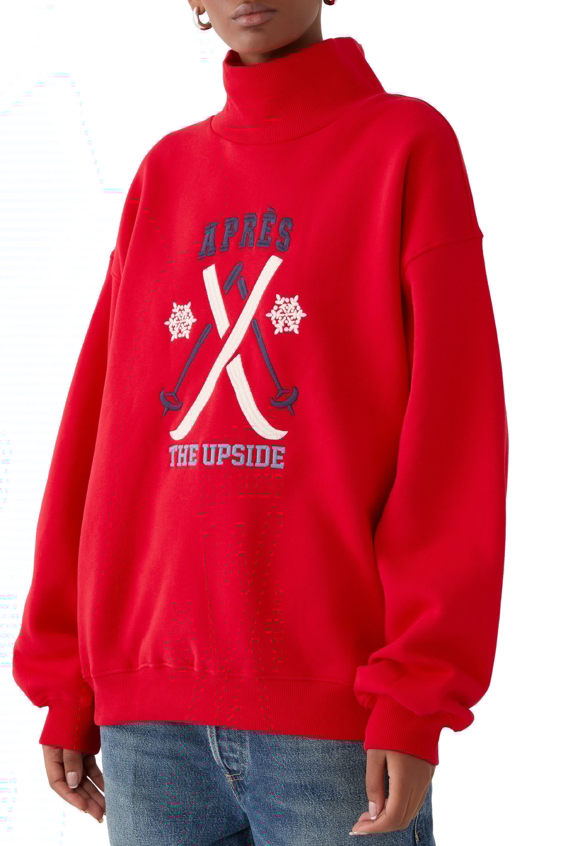 كنزة أوف بيست كليمنتين بياقة عالية