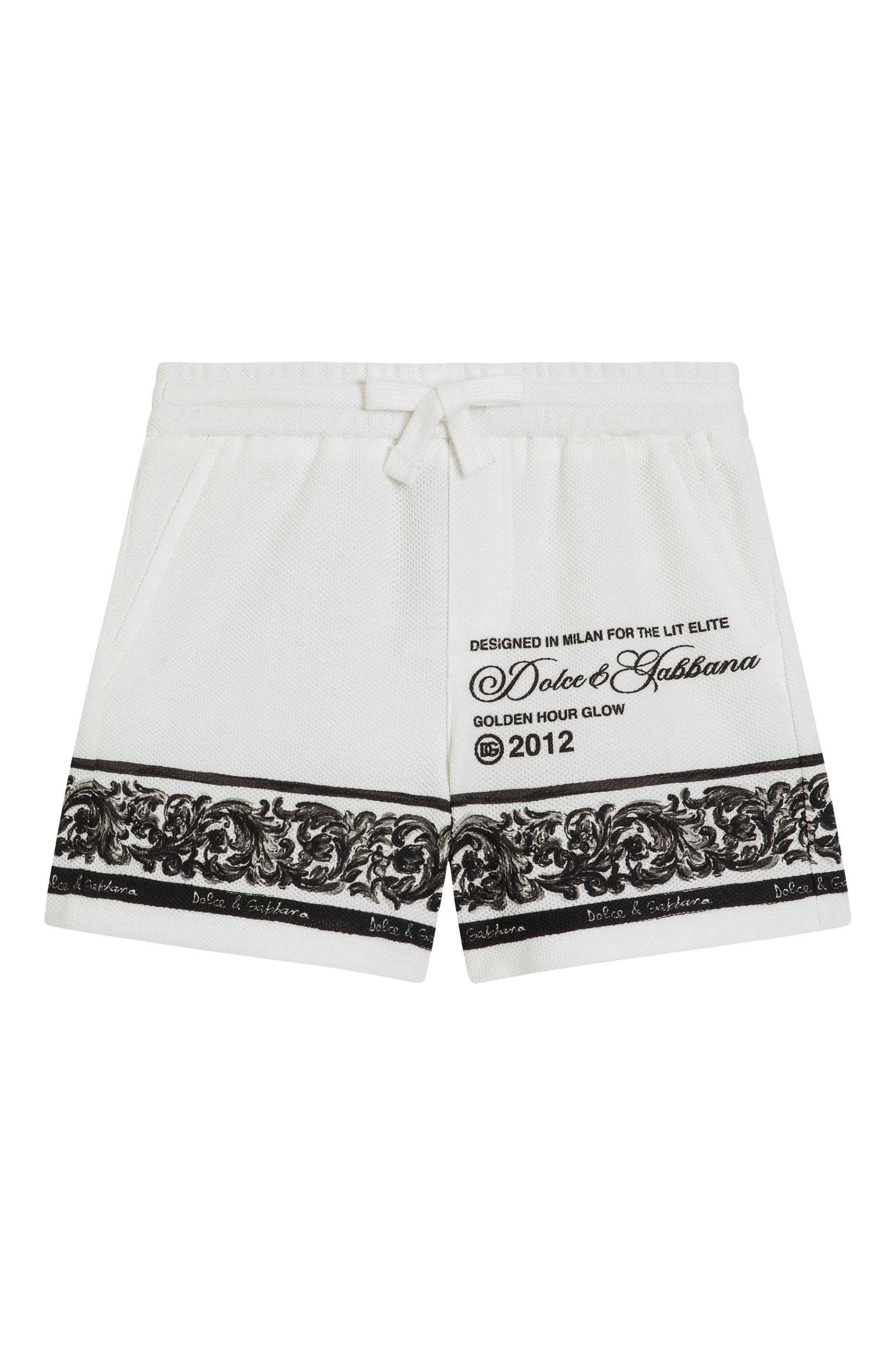 شورت بيرمودا دوبل بيكيه بطبعة مايوليكا للأطفال