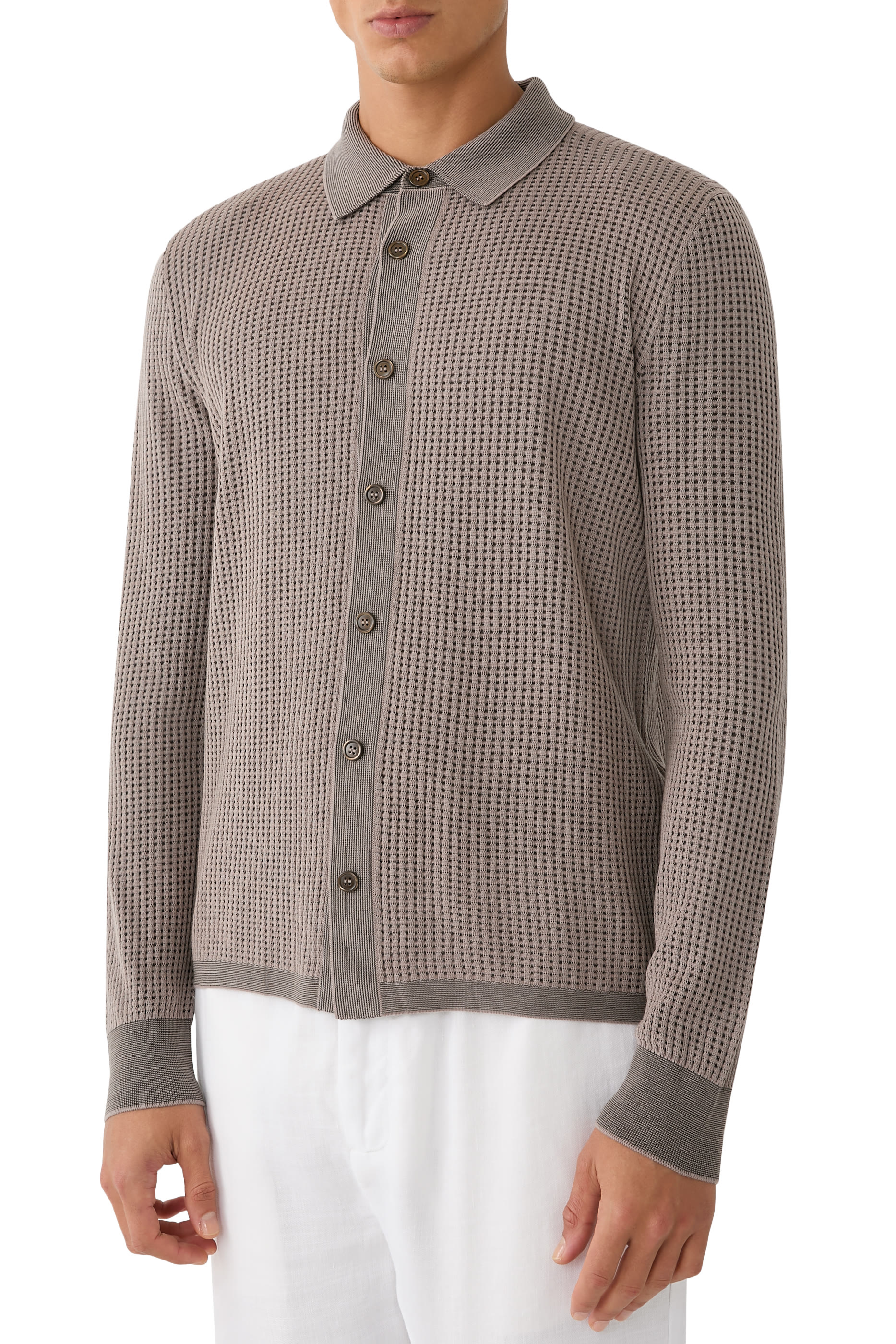 قميص بولو صوف معتمد