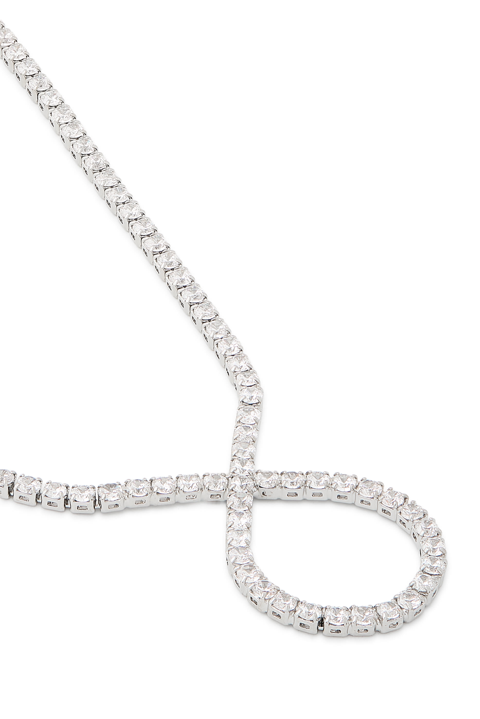 قلادة تنس بتصميم ملفوف