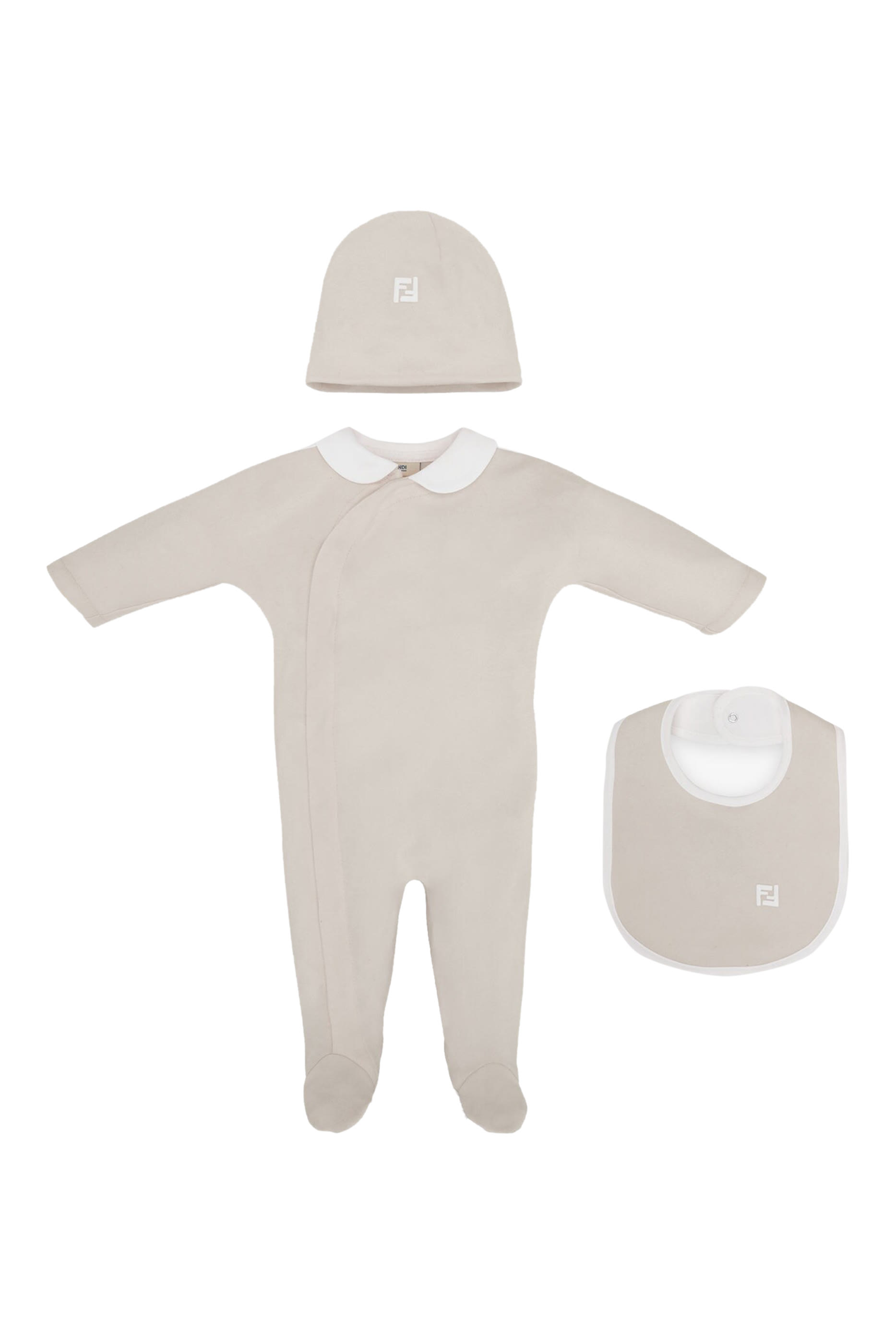 طقم لباس قطعة واحدة جرسيه لرضع