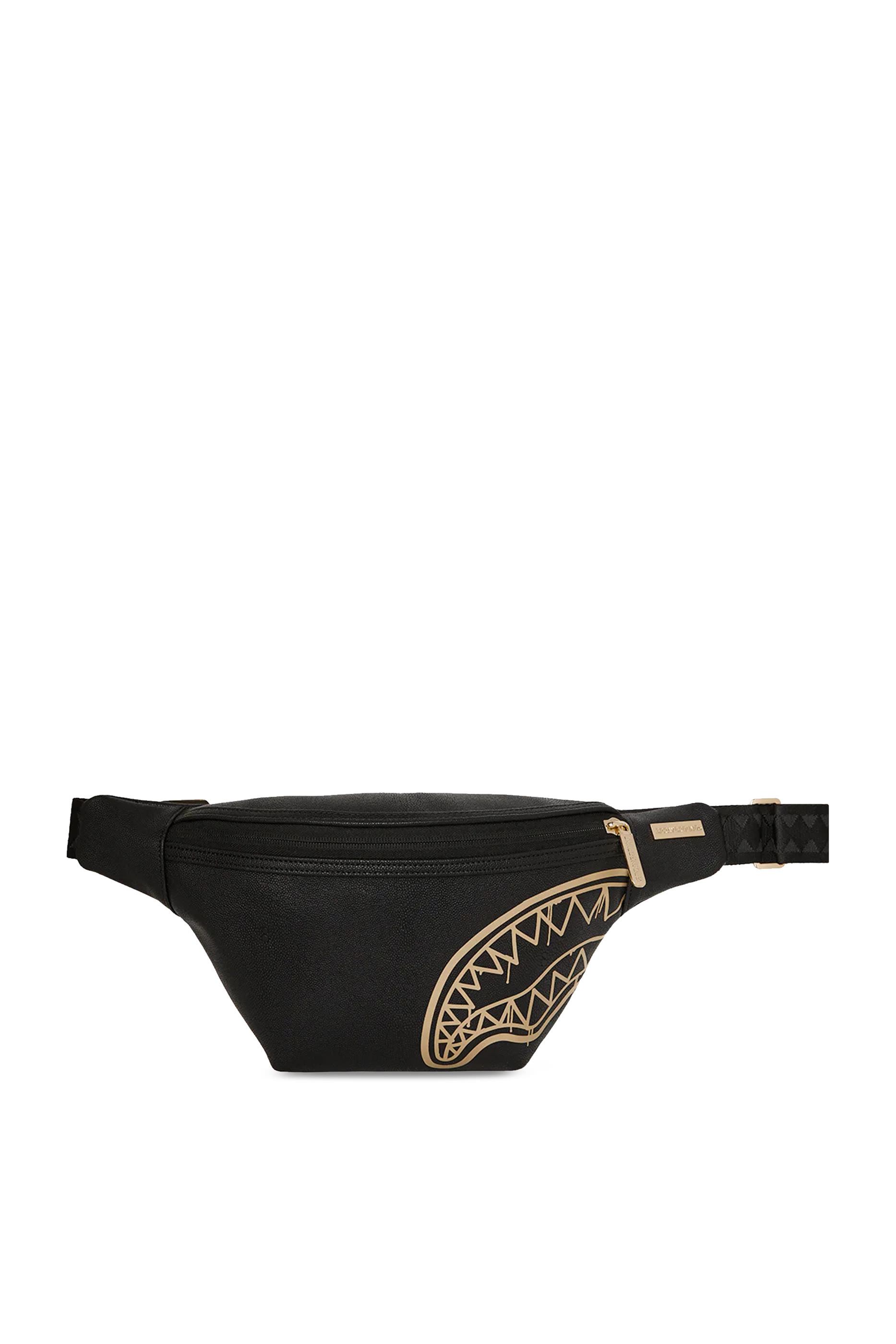 حقيبة كروس بودي سافي بشعار الماركة بلون ذهبي للأطفال