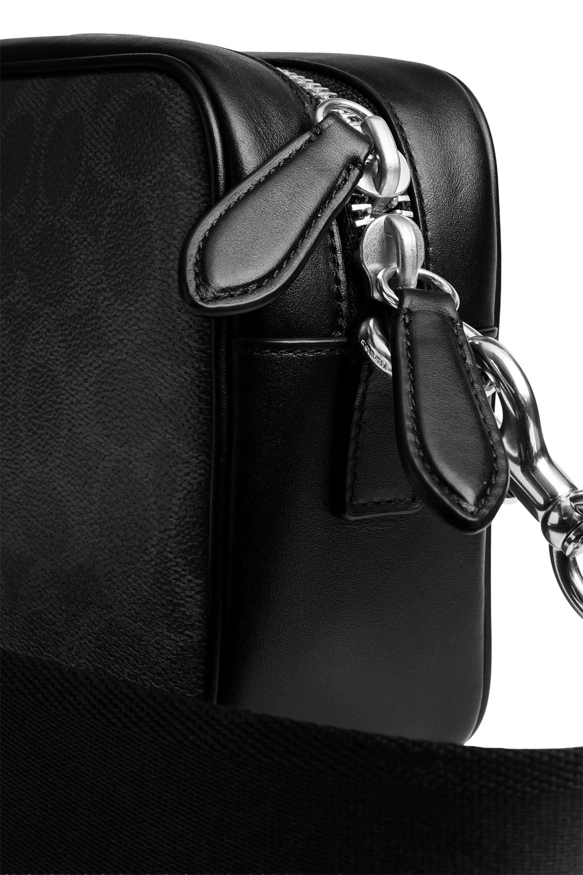 حقيبة كاميرا راديو قماش قنب بشعار الماركة