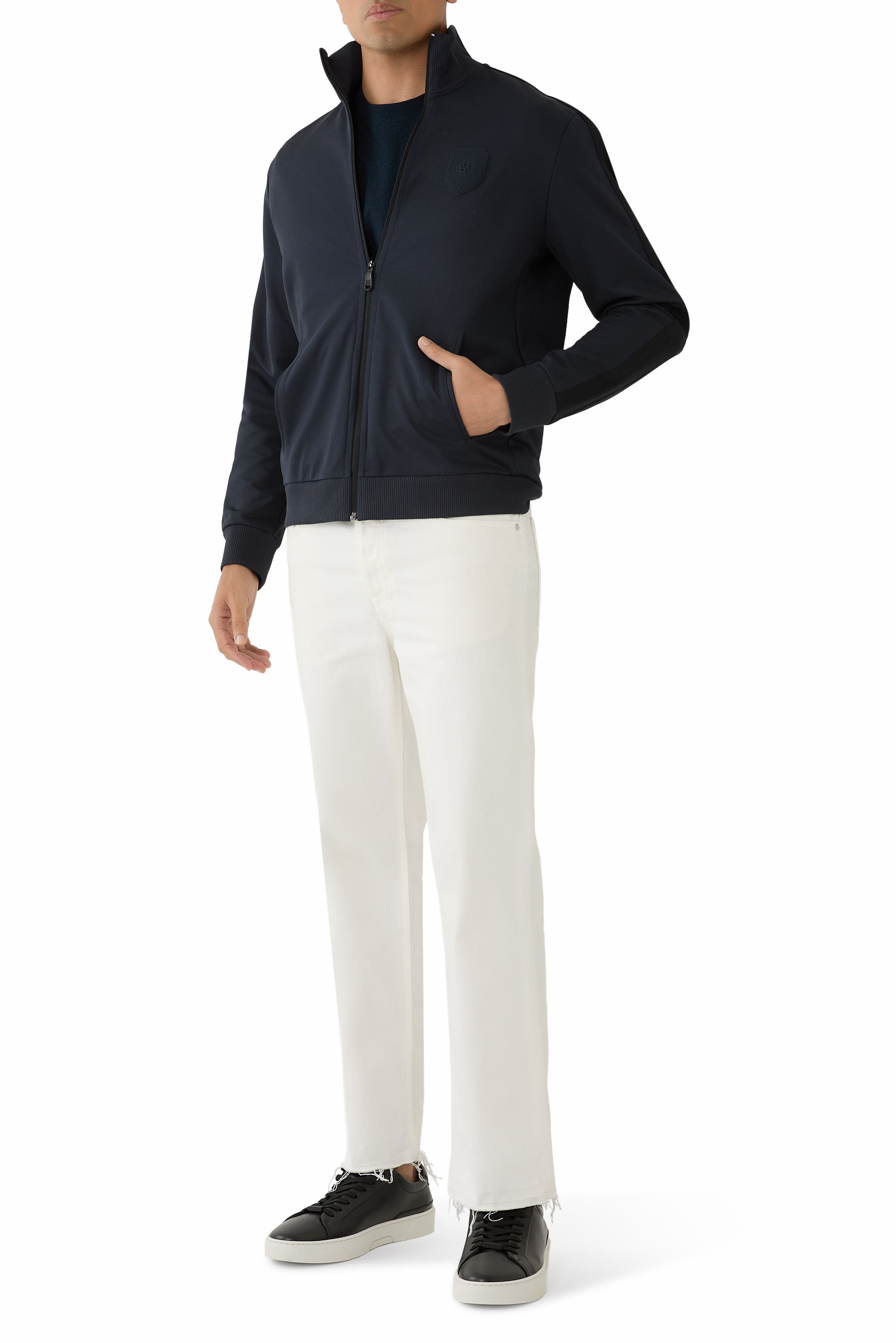 سويت شيرت لوكس سكارلي بشعار الماركة