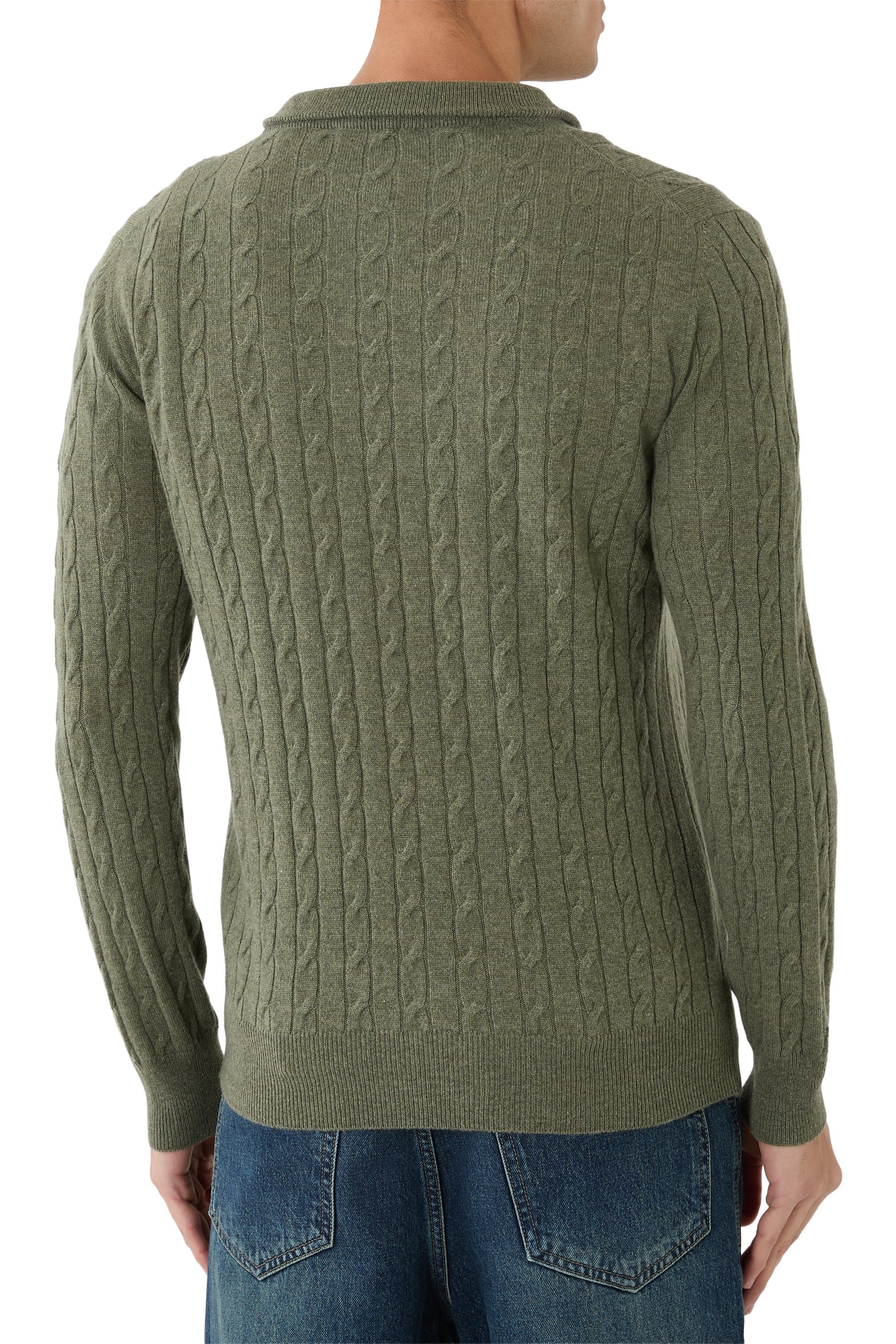 سترة بسحاب وغرزة الضفيرة