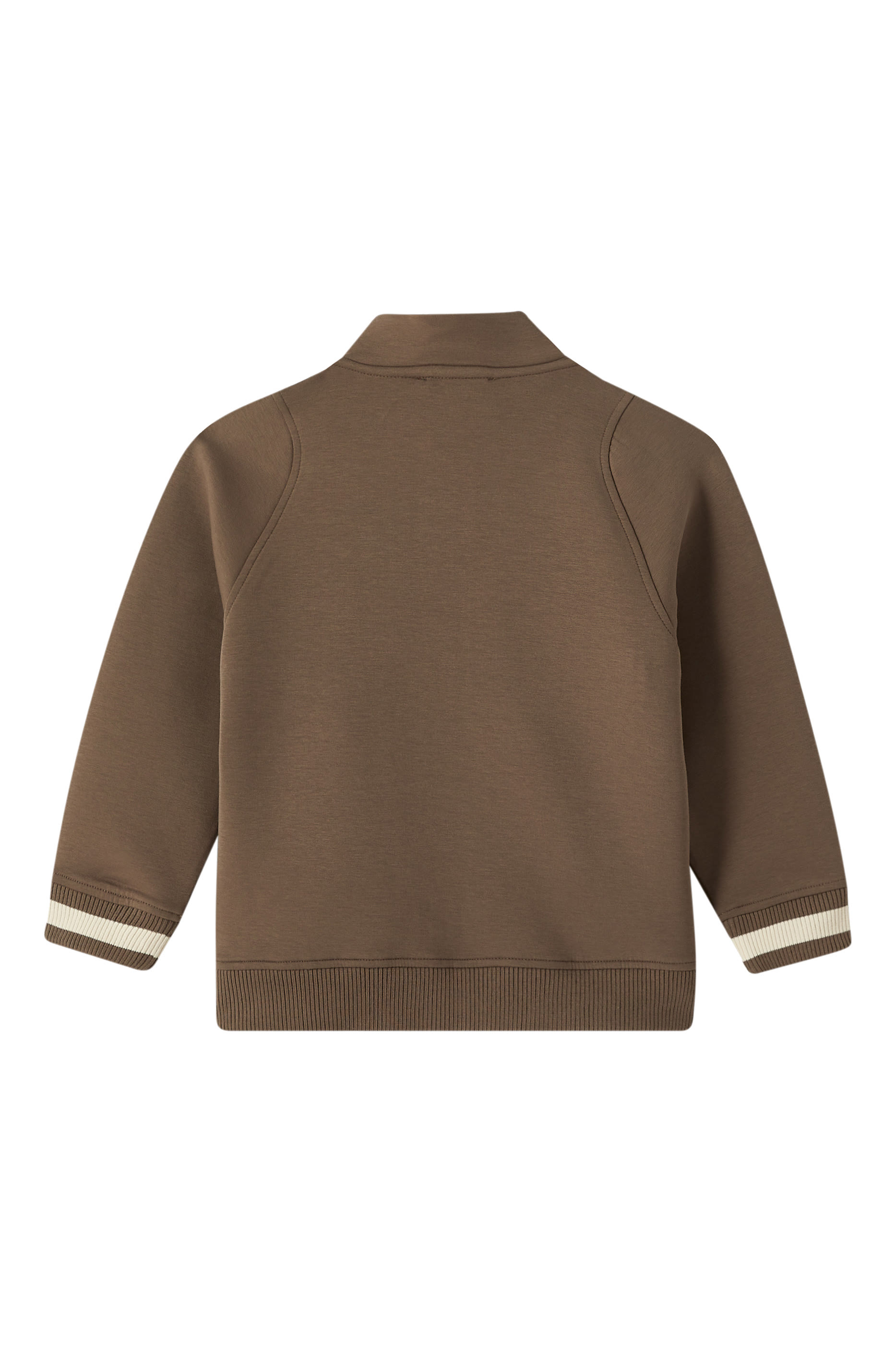 سويت شيرت بشريط بشعار الماركة للأطفال