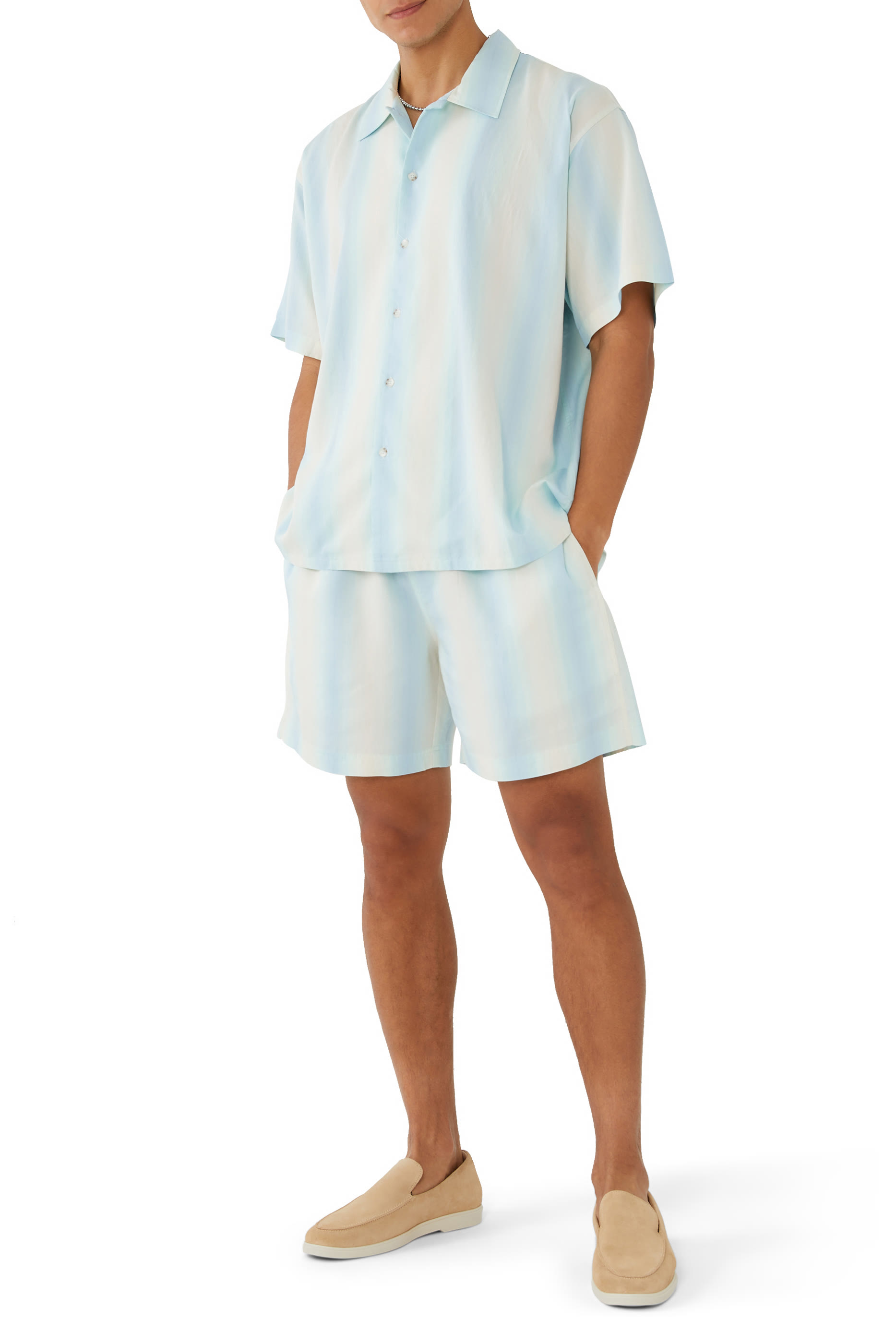 شورت مخطط للبيت