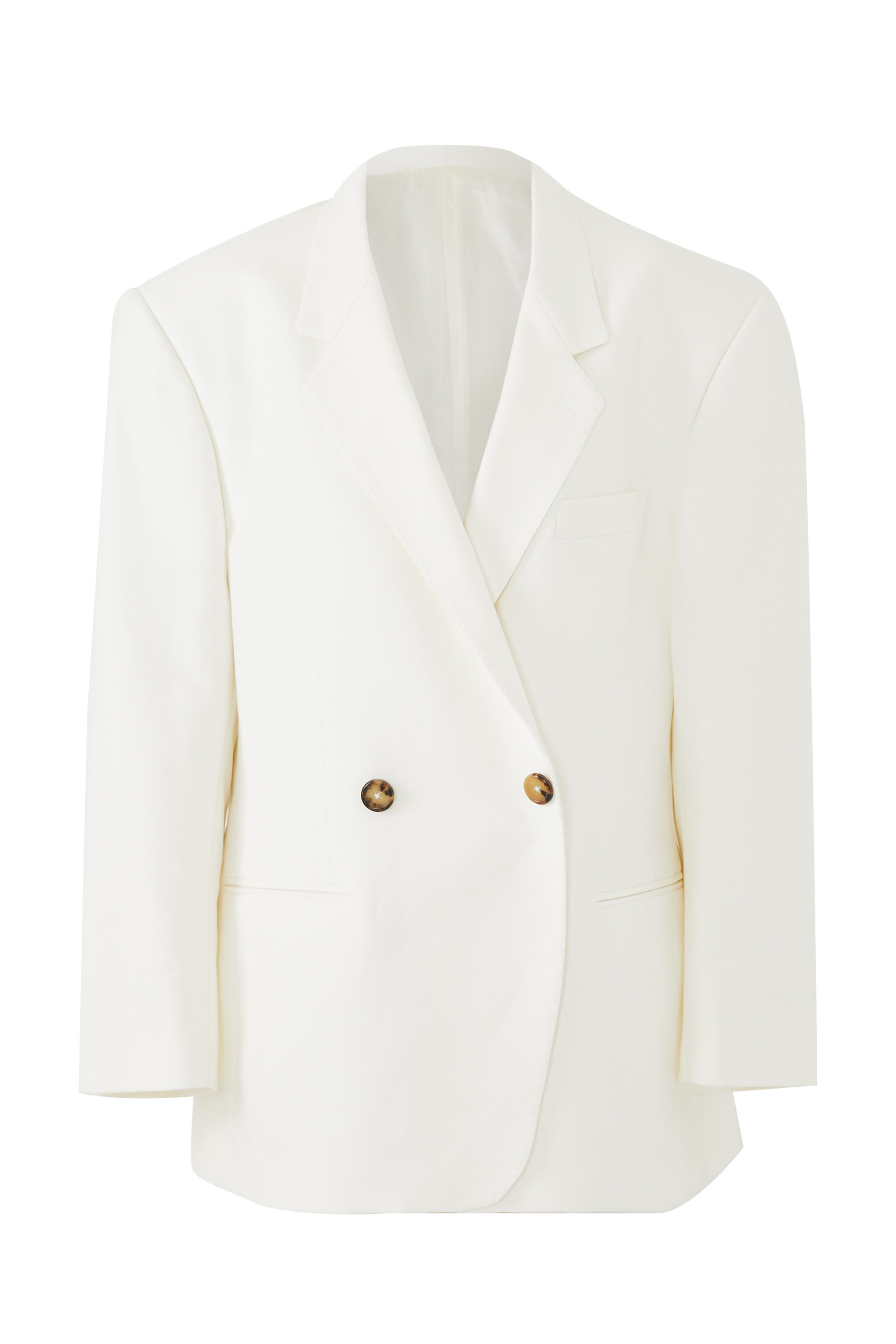 جاكيت هابي بصف أزرار قطن