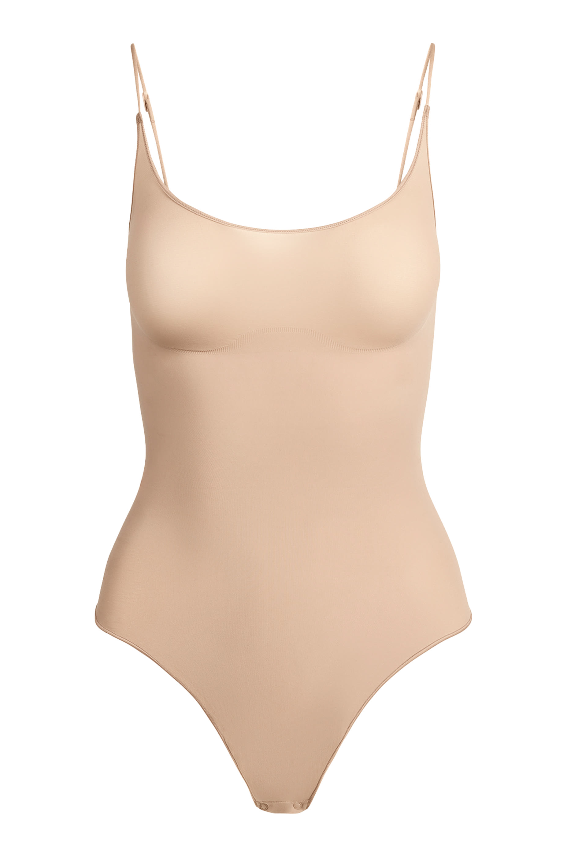 بودي سوت بتصميم ثونغ بلا حياكة شفاف