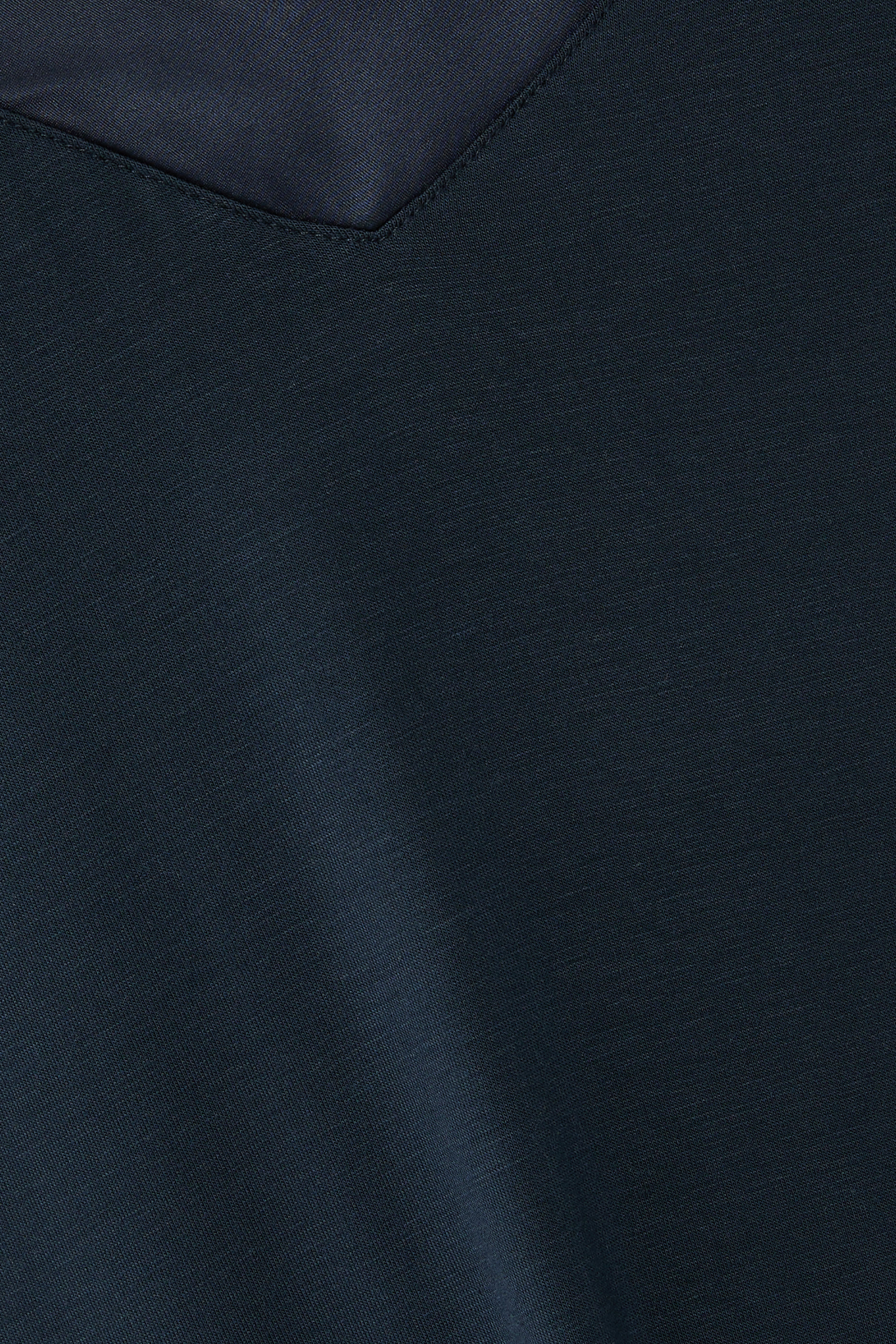 فستان نوم جيرسيه بحافة ستان