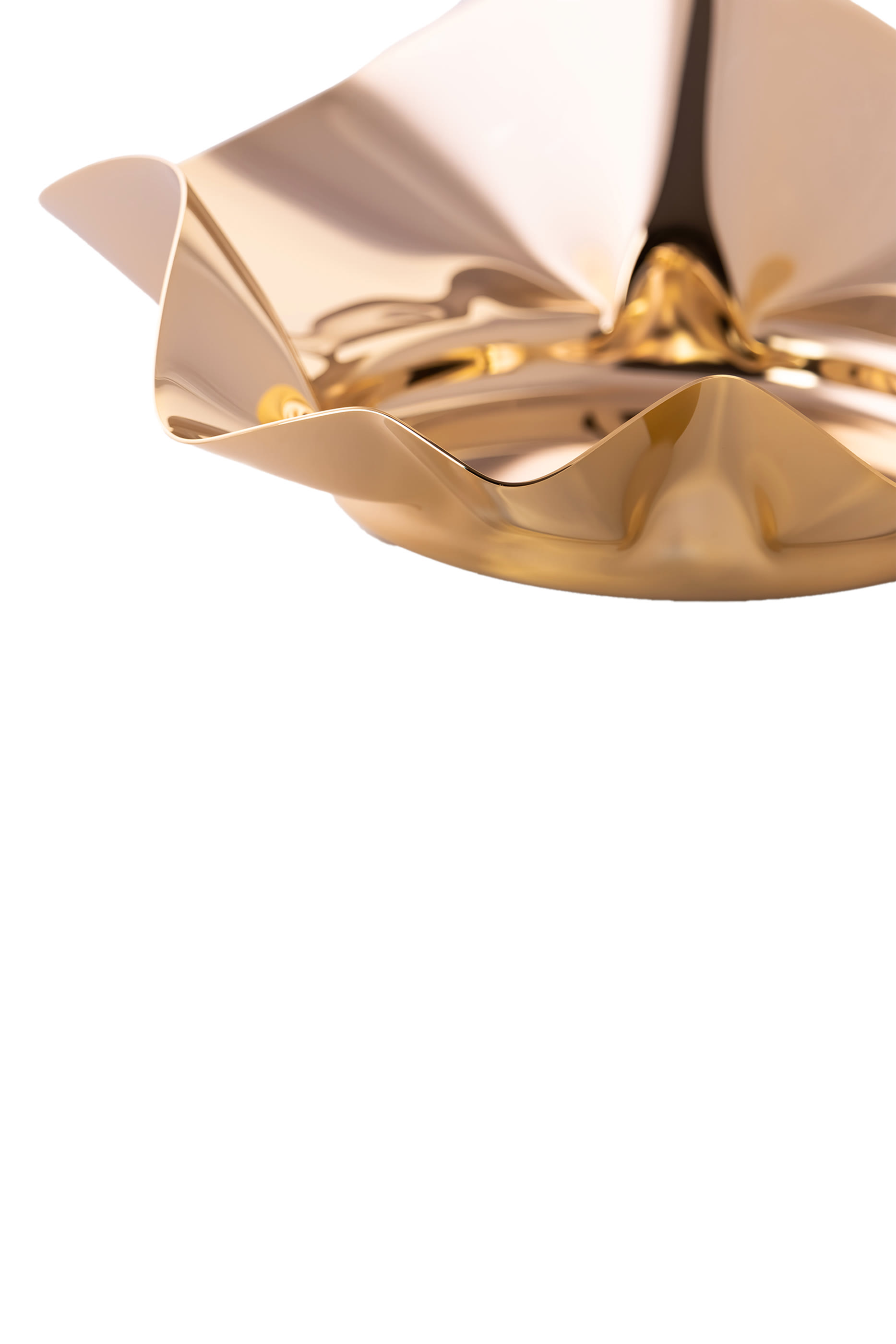 سلة مطلية بالذهب