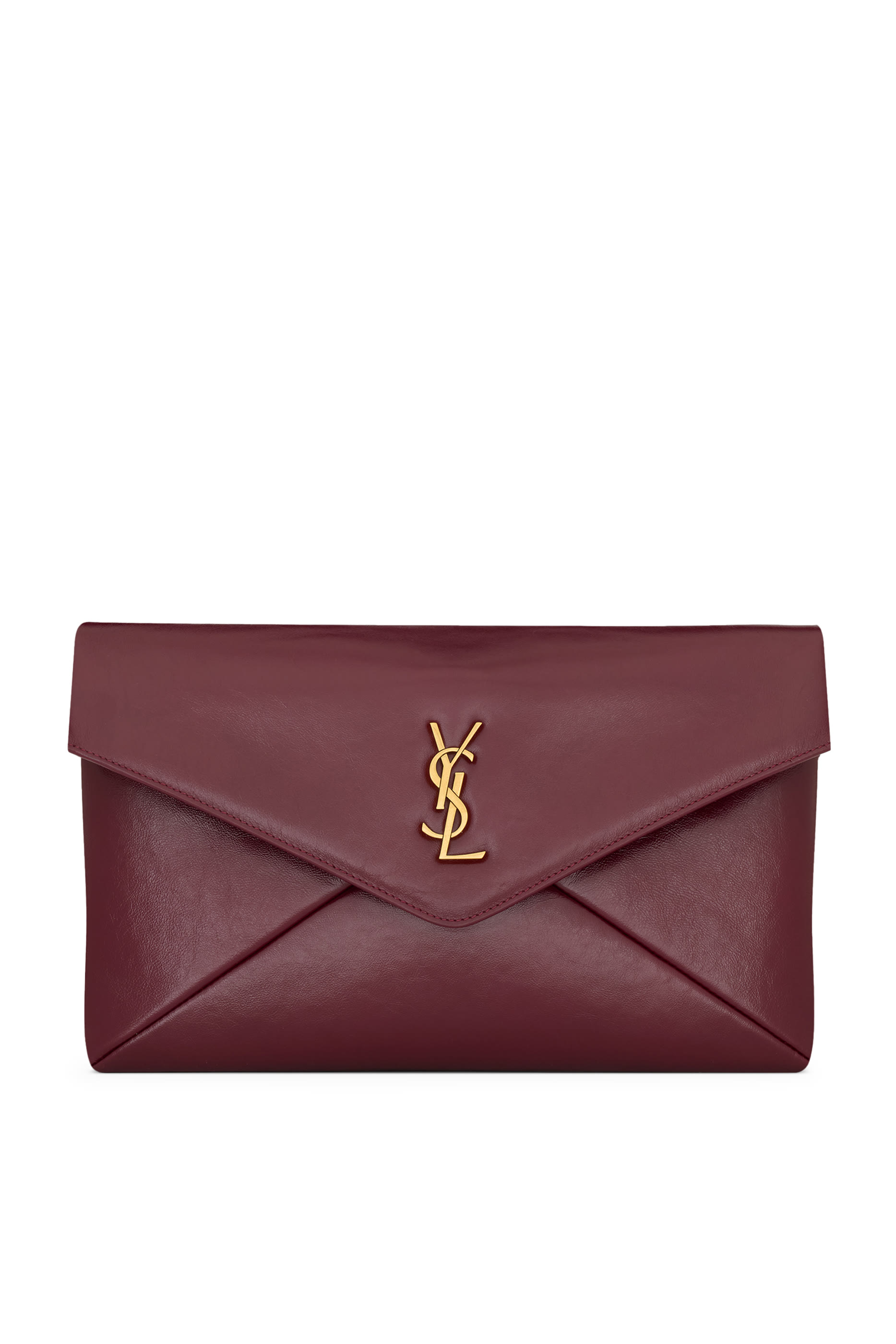 حقيبة كبيرة بتصميم ظرف بحلية شعار الماركة