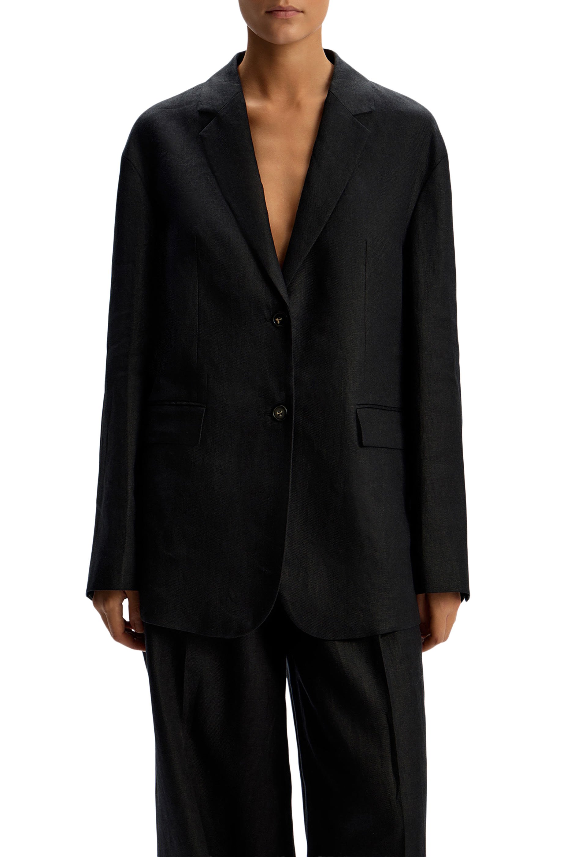 Tailored Linen Blazer