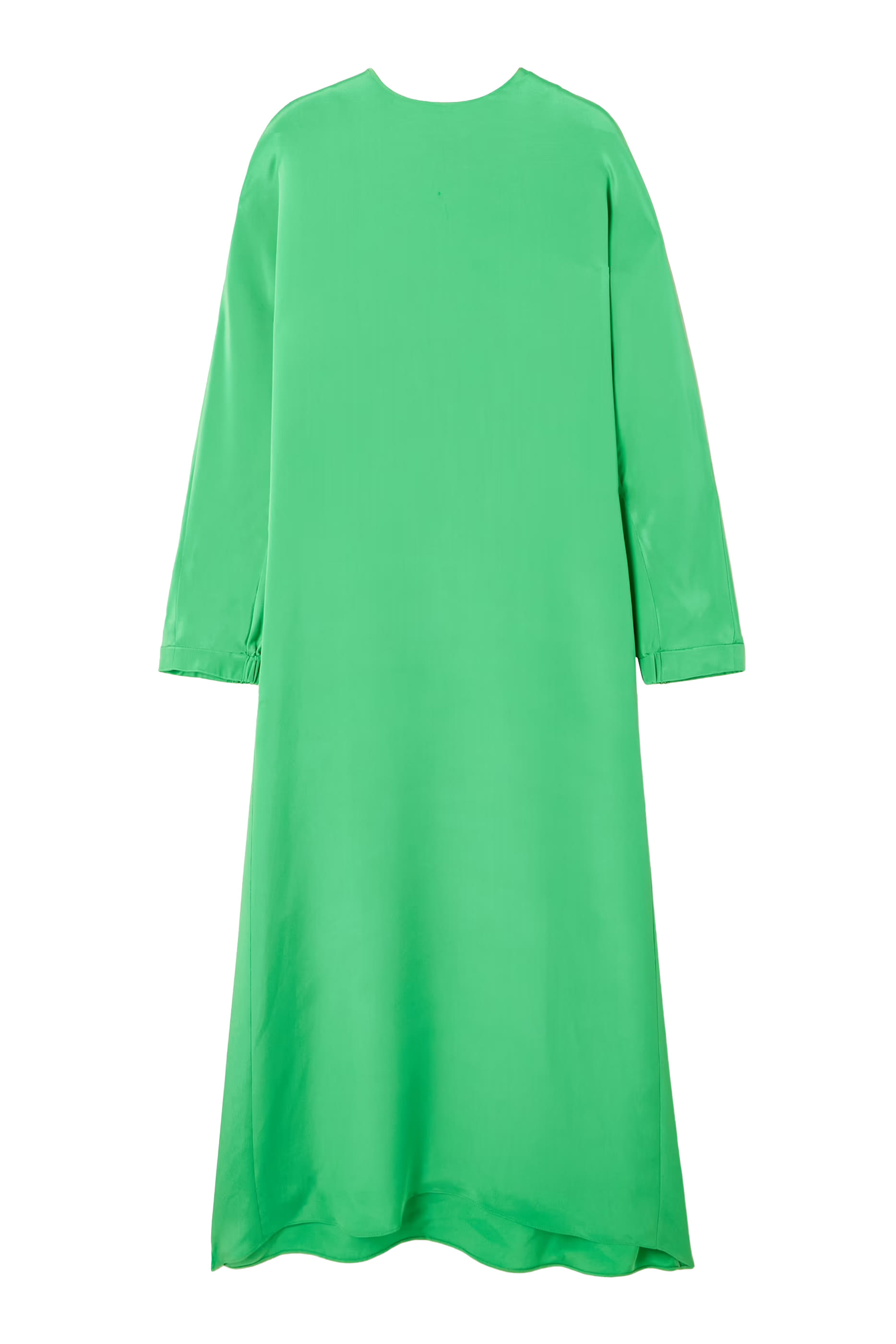 فستان بقصة واسعة بأكمام طويلة 4-طبقات حرير