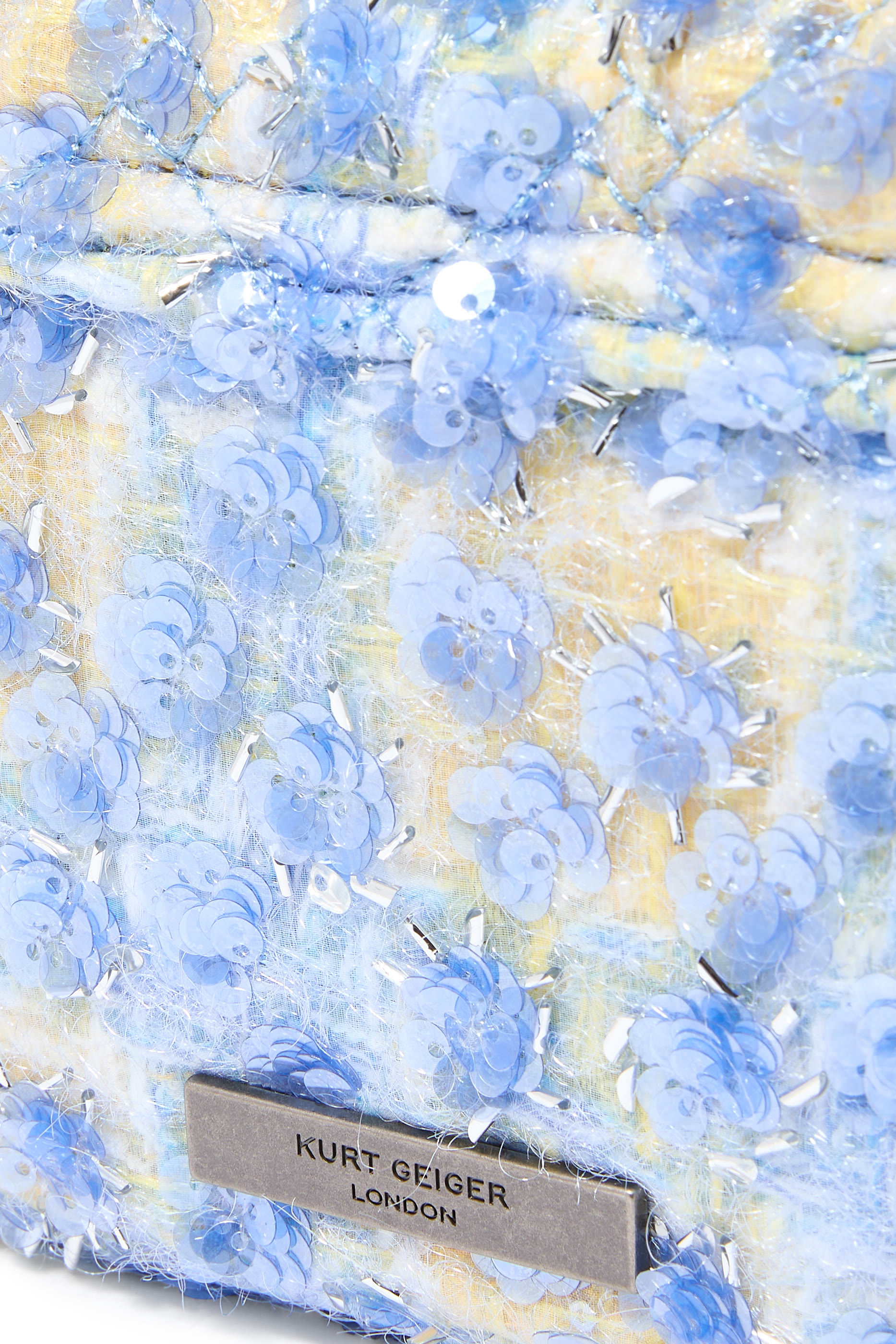 حقيبة كتف كنسينغتون صغيرة مزينة بالترتر