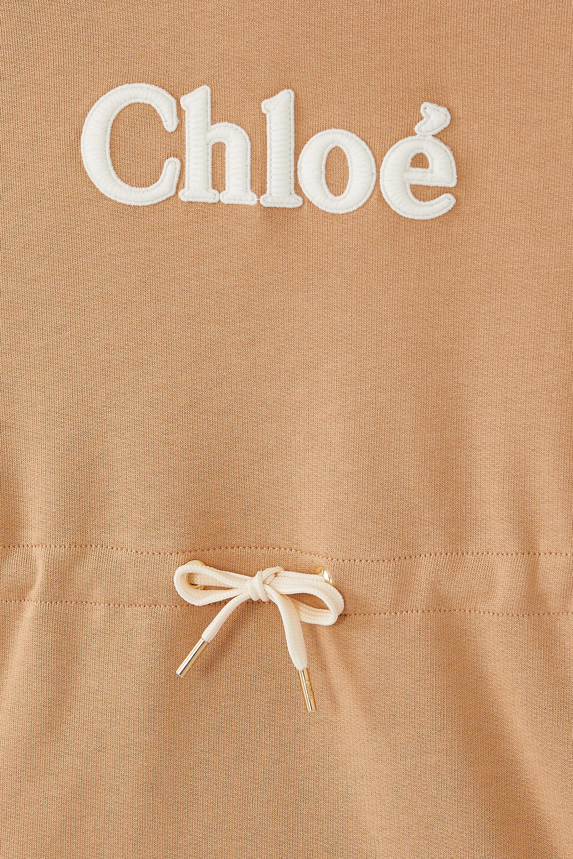 فستان بنمط سويت شيرت للأطفال بأكمام قصيرة