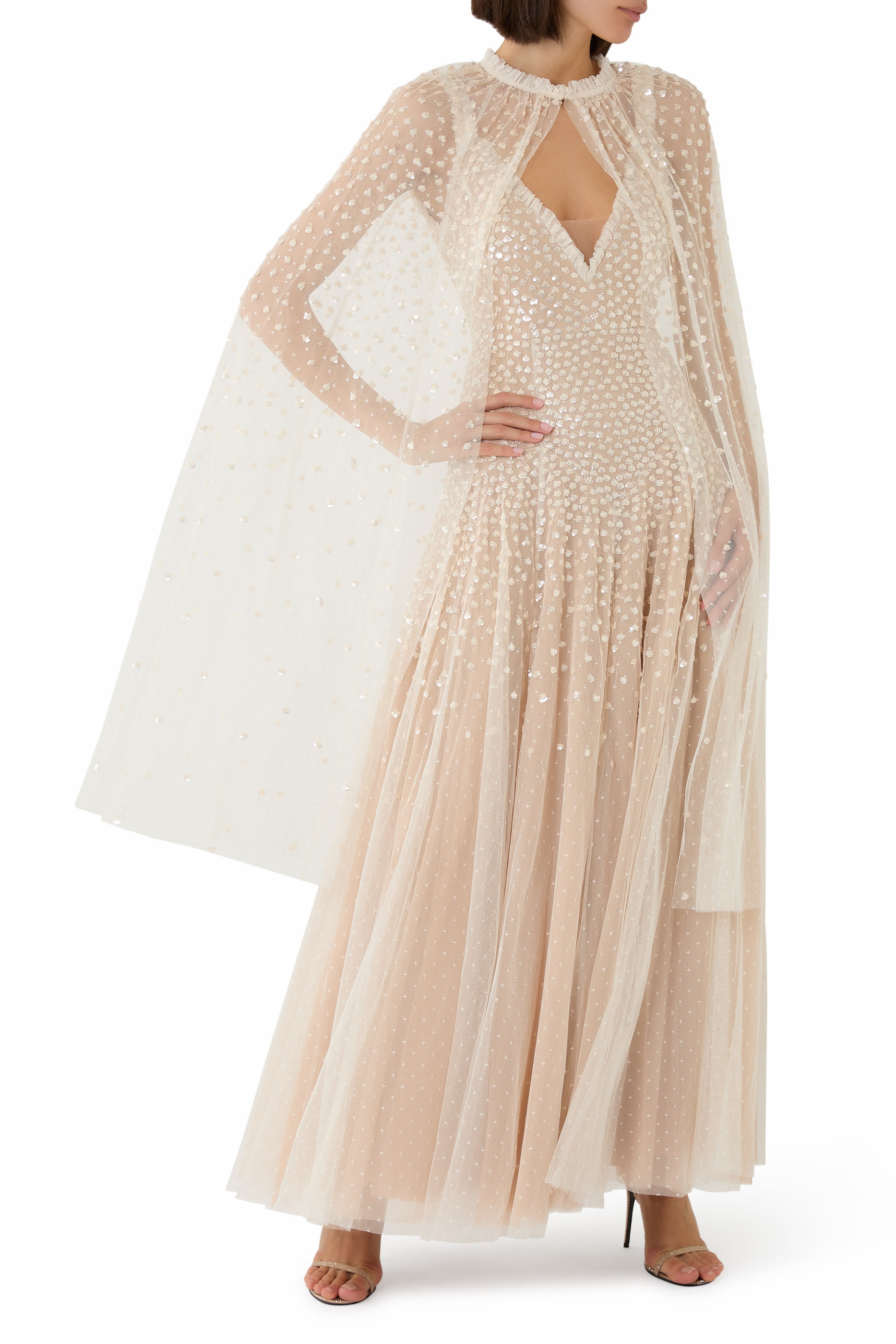 كاب  كاسكيد ميداكسي مفتوح مزين بترتر