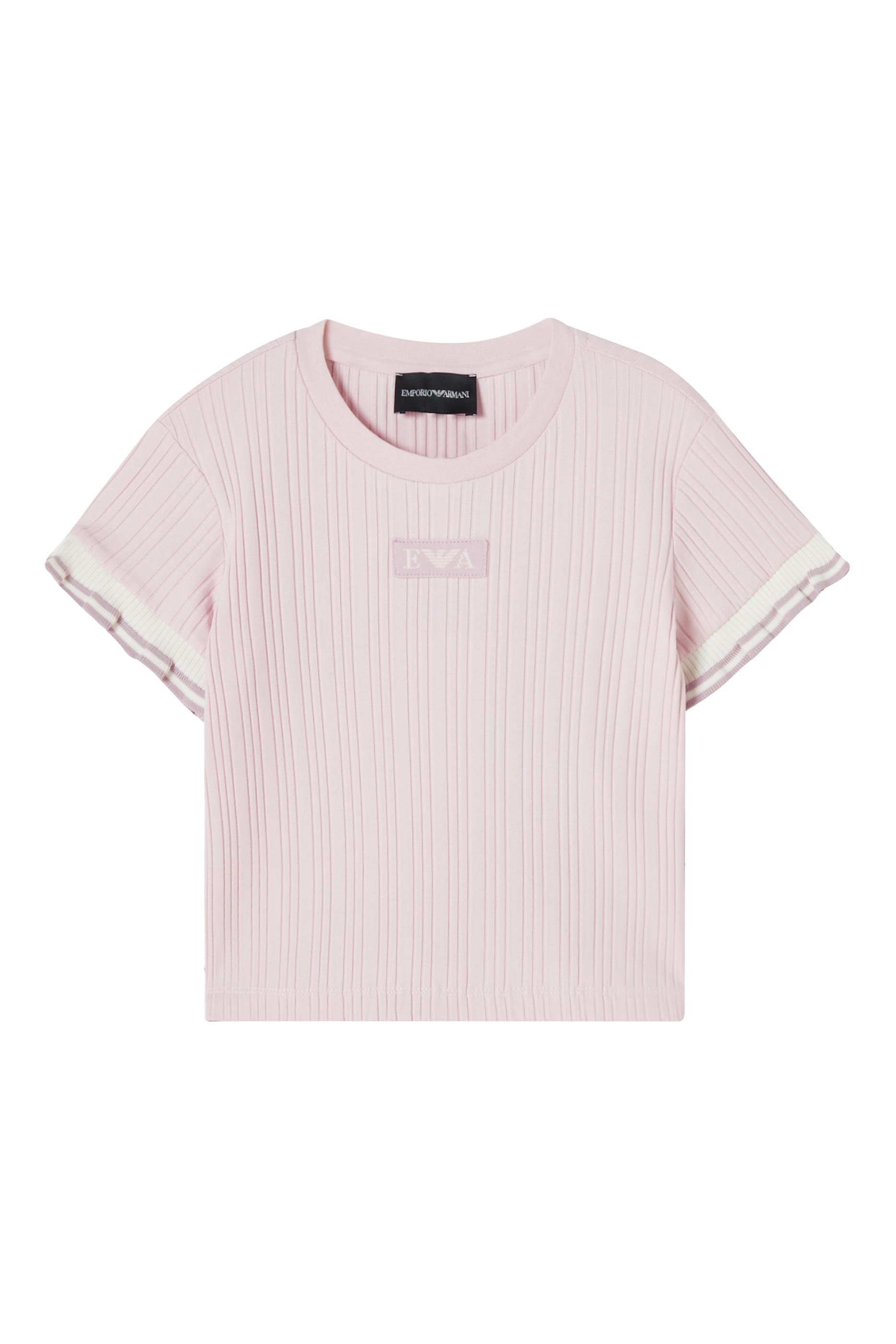 سترة نسيج مضلع بشعار الماركة للأطفال