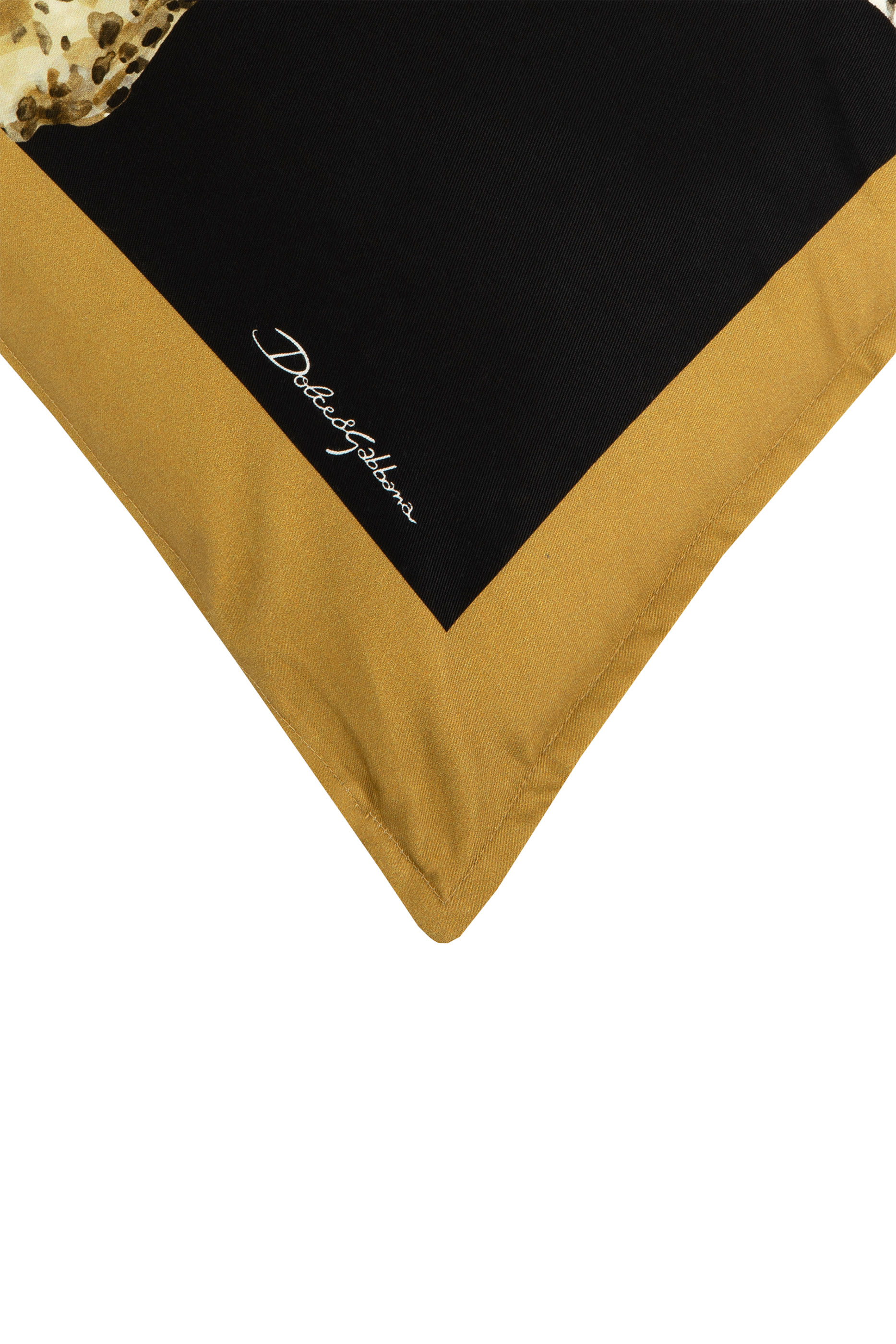 وسادة متوسطة بنقشة فهد قماش قنب