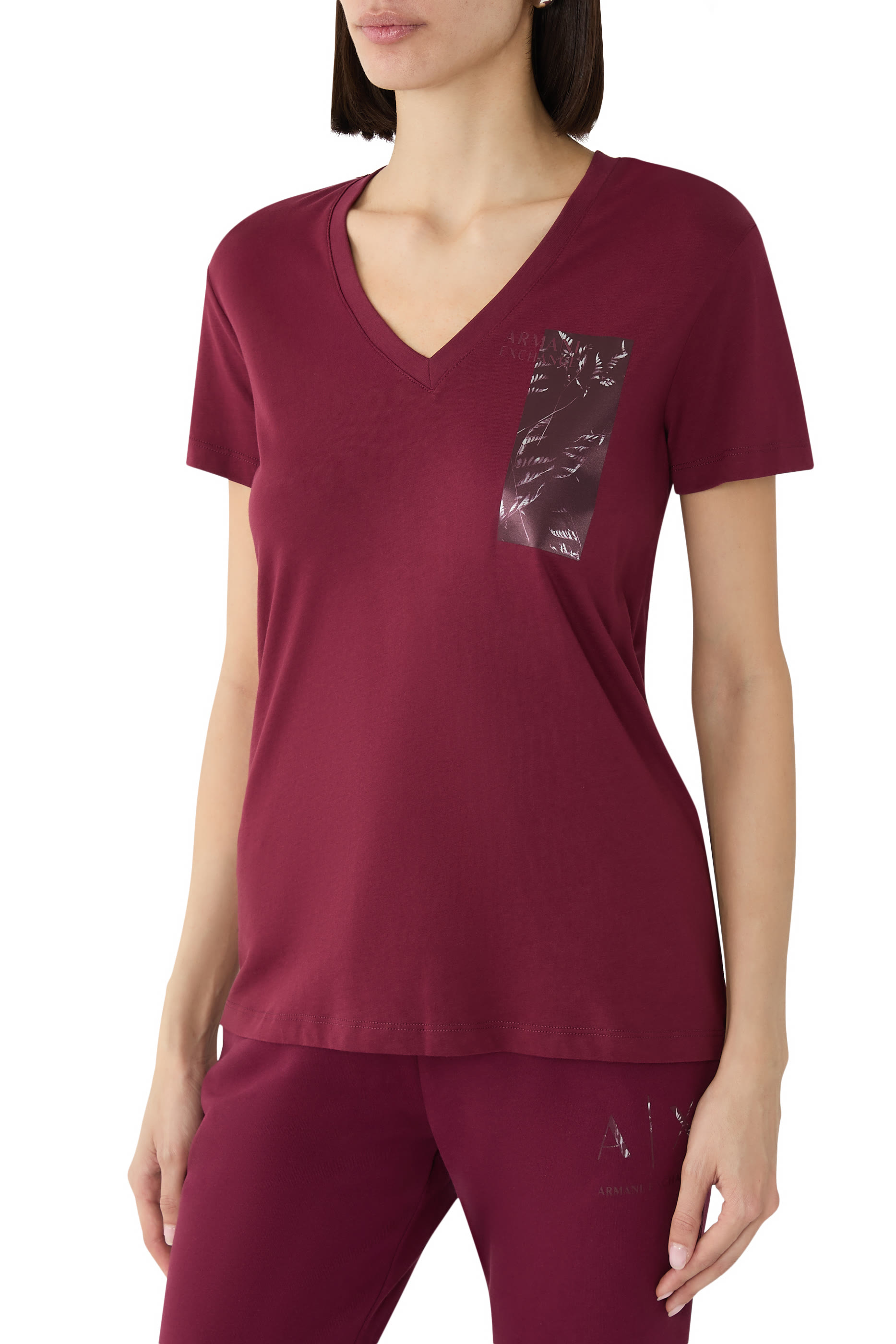 V-Neck Printed T-Shirt