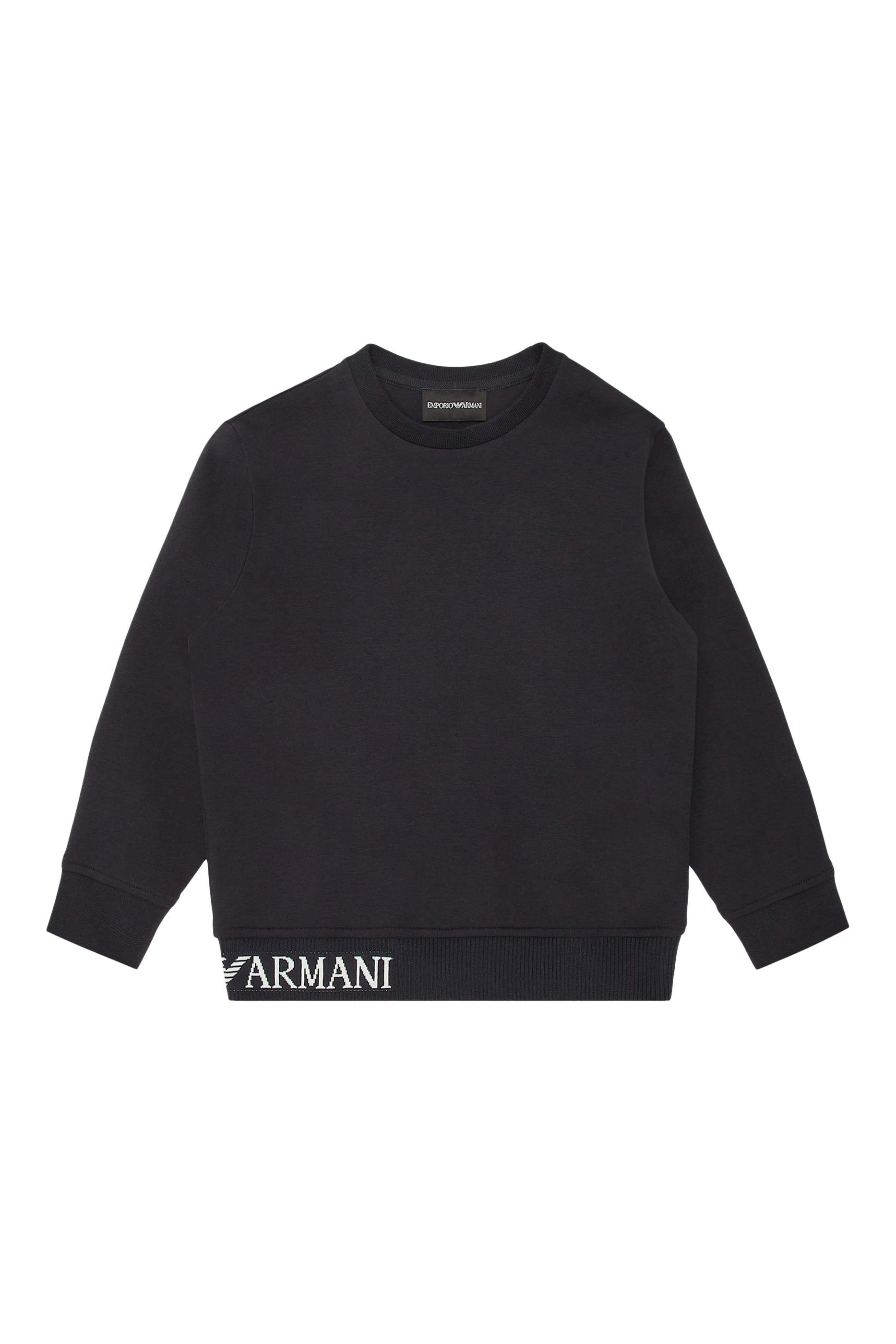 سويت شيرت بأحرف شعار الماركة للأطفال