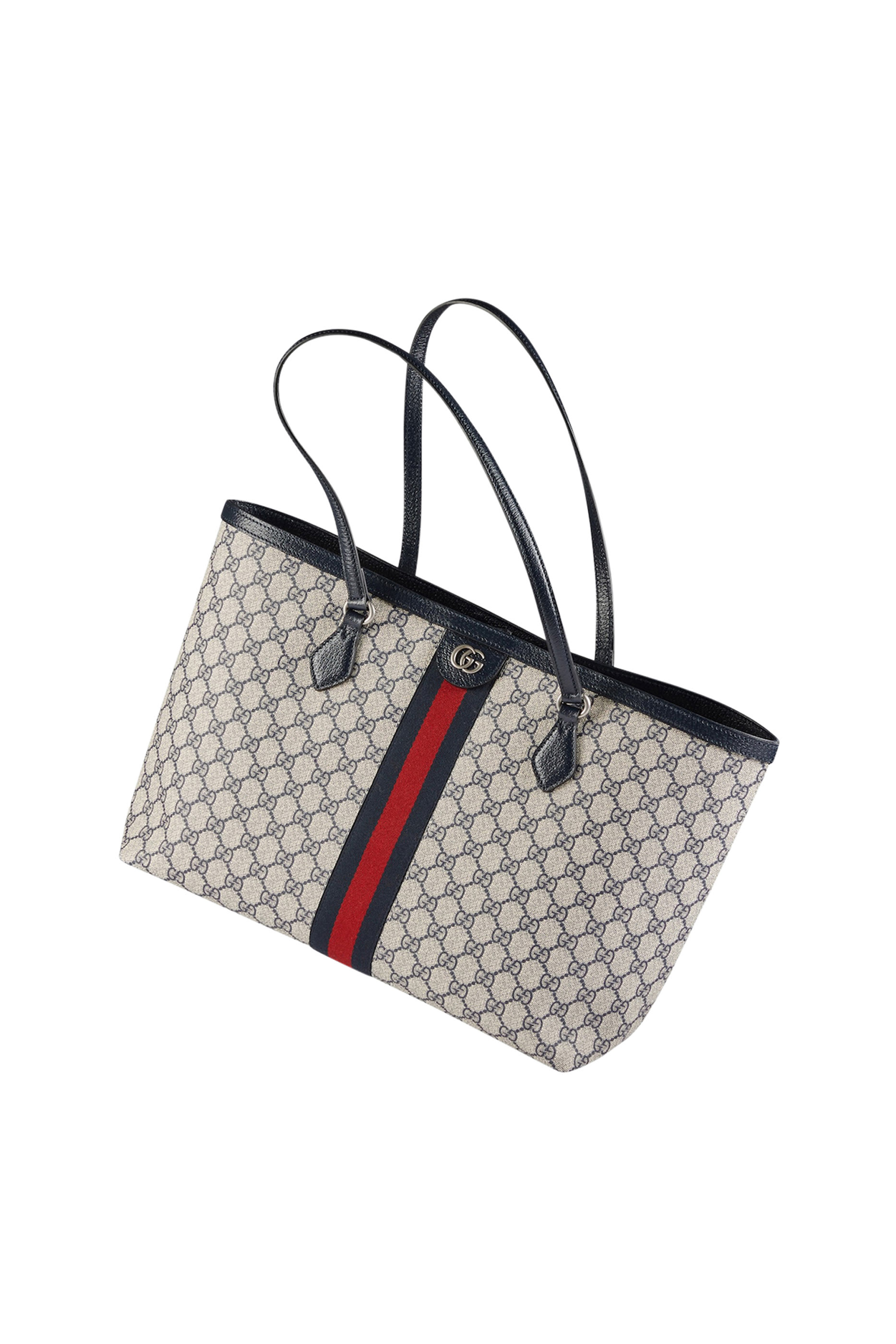 حقيبة يد أوفيديا متوسطة بنقشة حرفي شعار الماركة