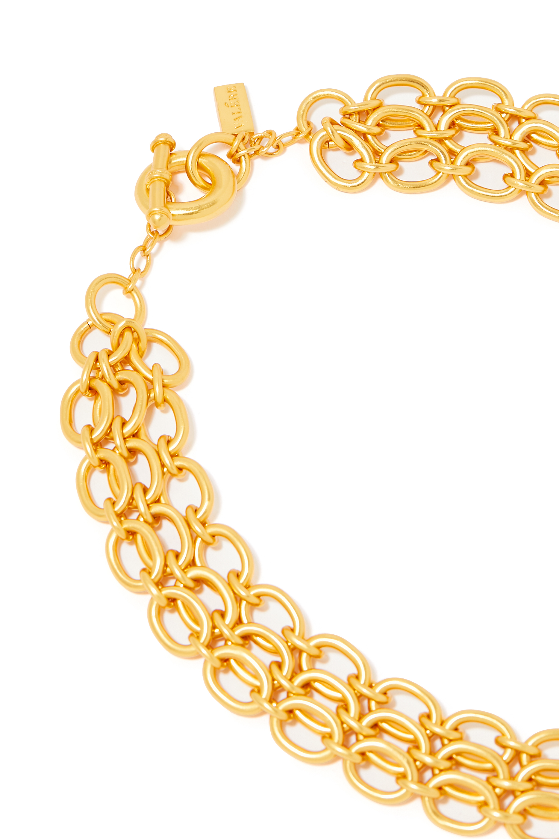 قلادة بولينا مرصعة بكوارتز الزبرجد الأخضر نحاس مطلي بذهب أصفر عيار 24