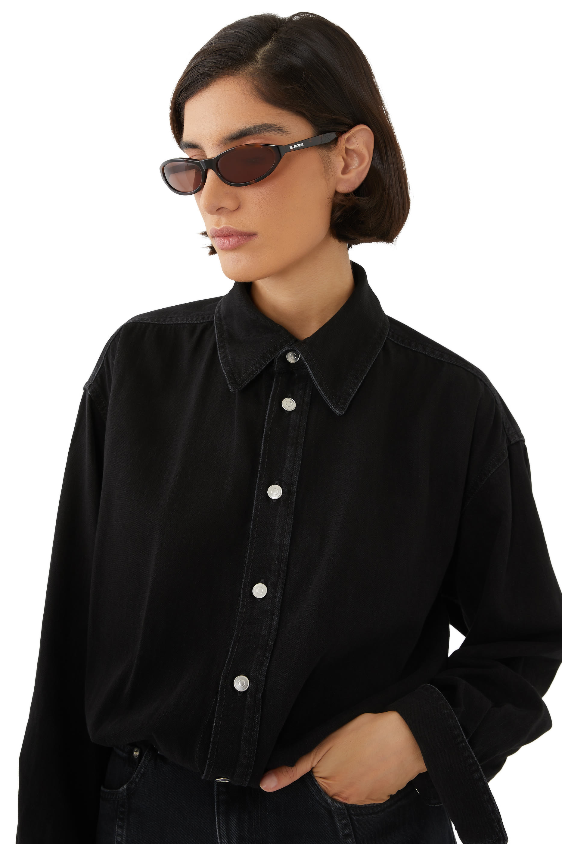 نظارة شمسية نيو بإطار دائري