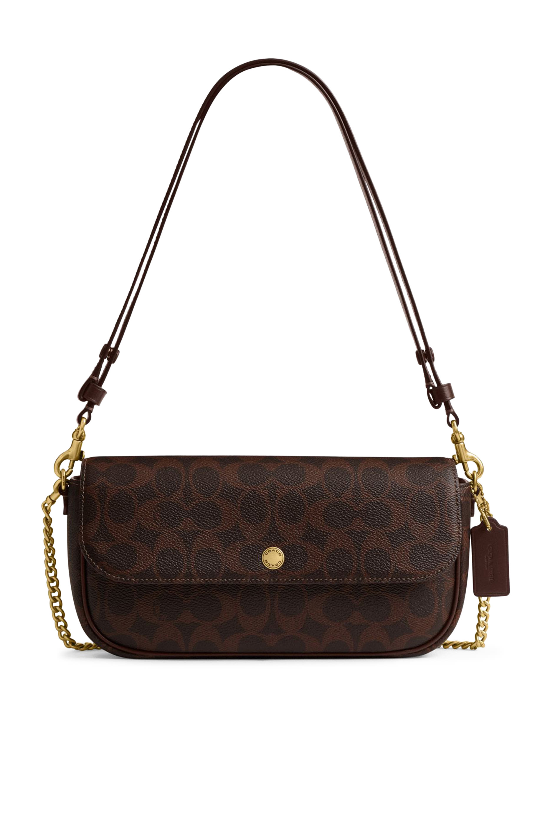 حقيبة بروك بغطاء قلاب قماش قنب